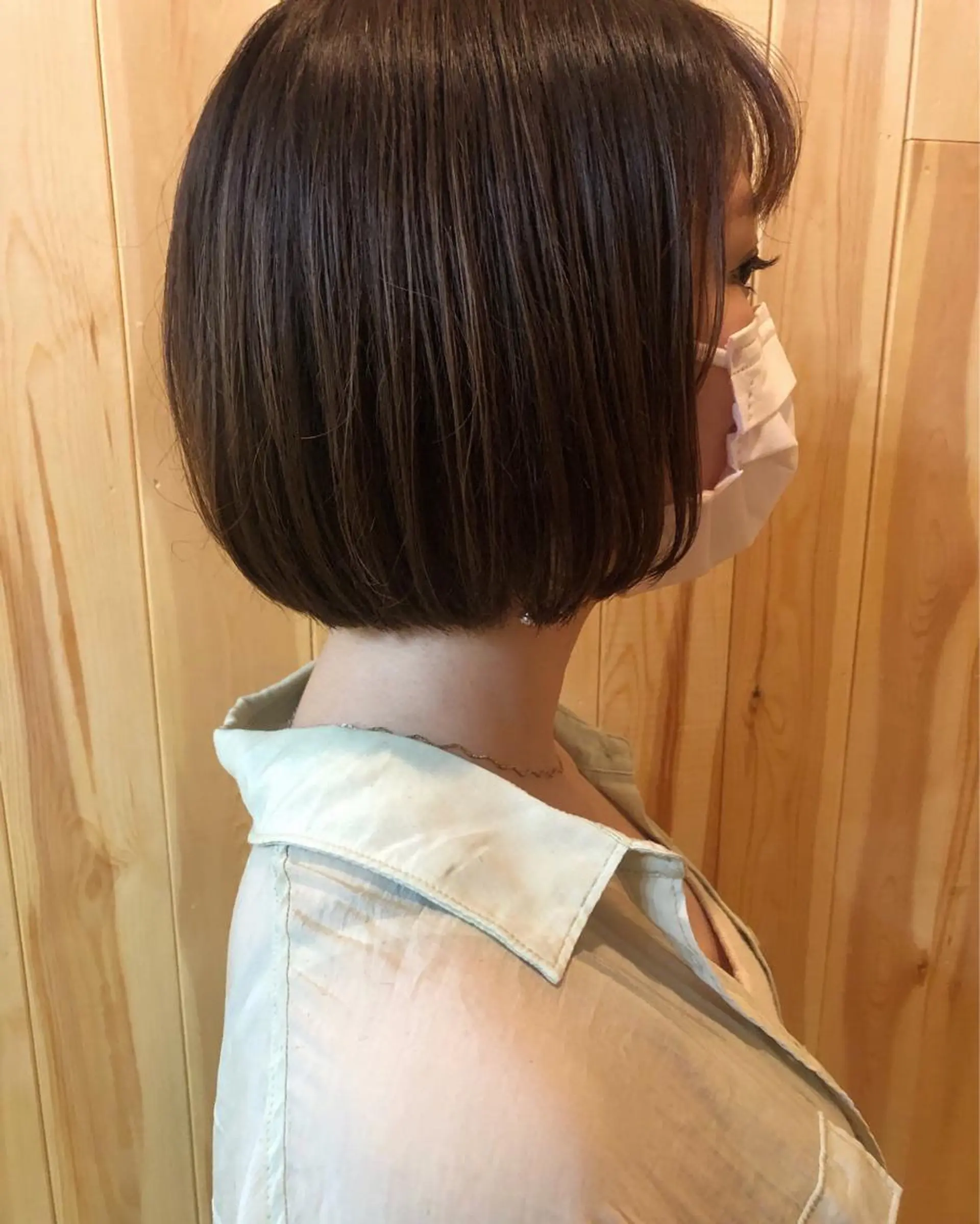 ショート カラー ベージュカラー ボブ garland所属・柳田 駿のヘアスタイル