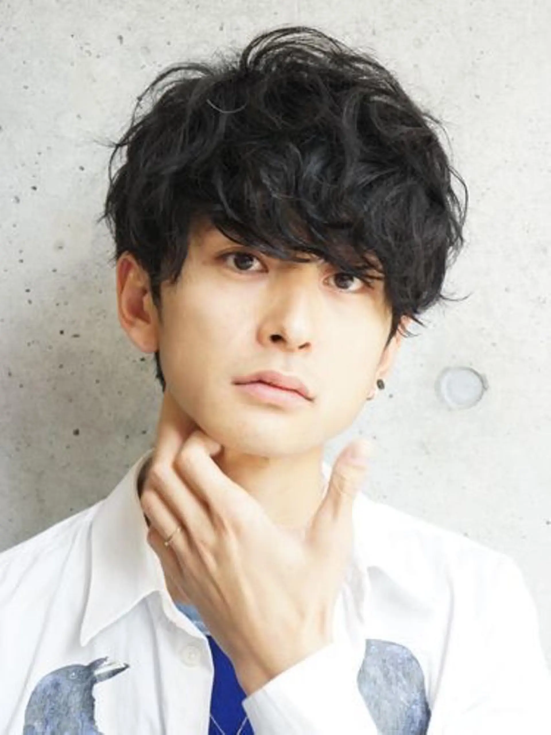 ミディアム カラー パーマ メンズ 【公式】amble luxe池袋東口🩷のヘアスタイル