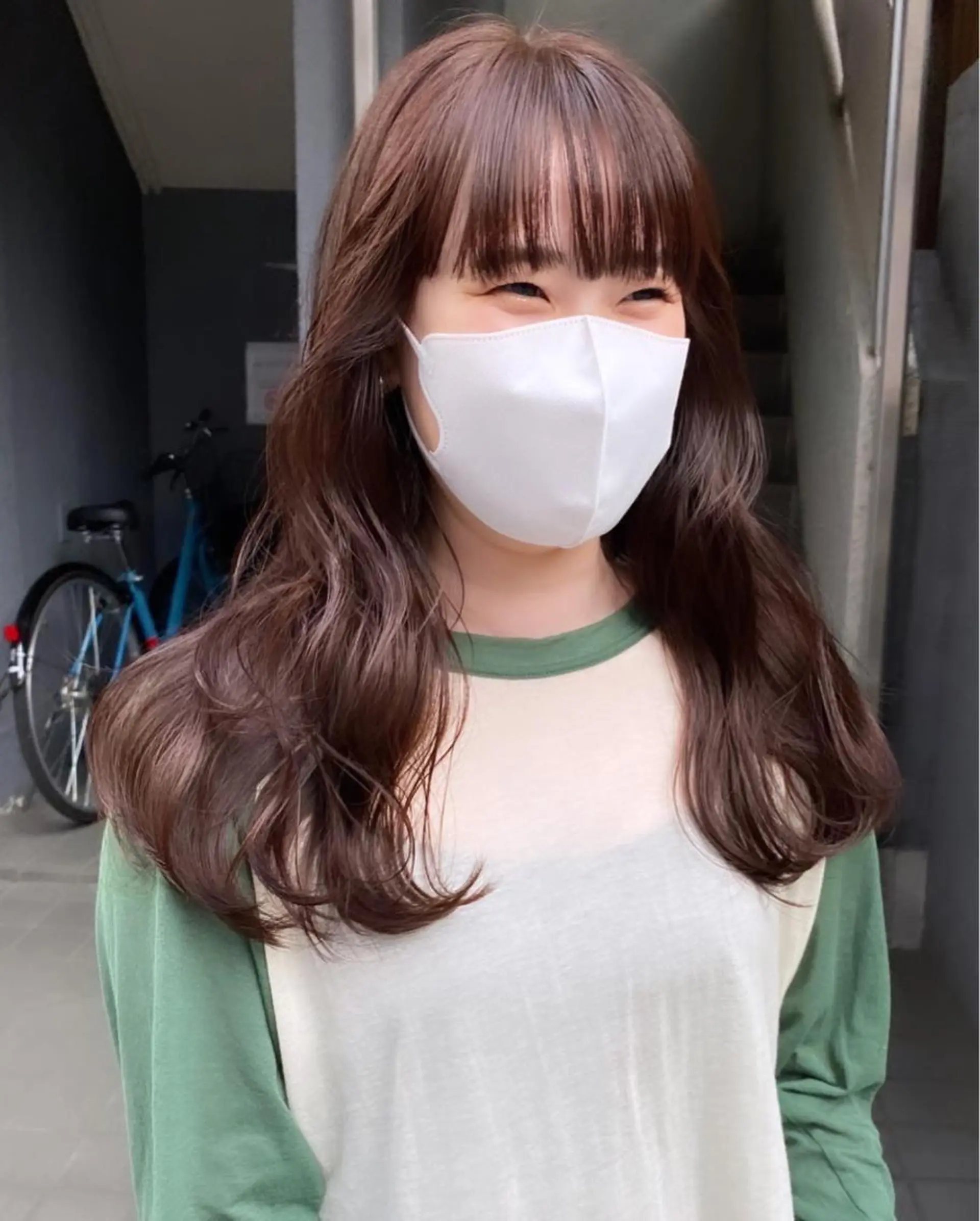 セミロング カラー レイヤーカット/暖色 カラー/mao🎀のヘアスタイル