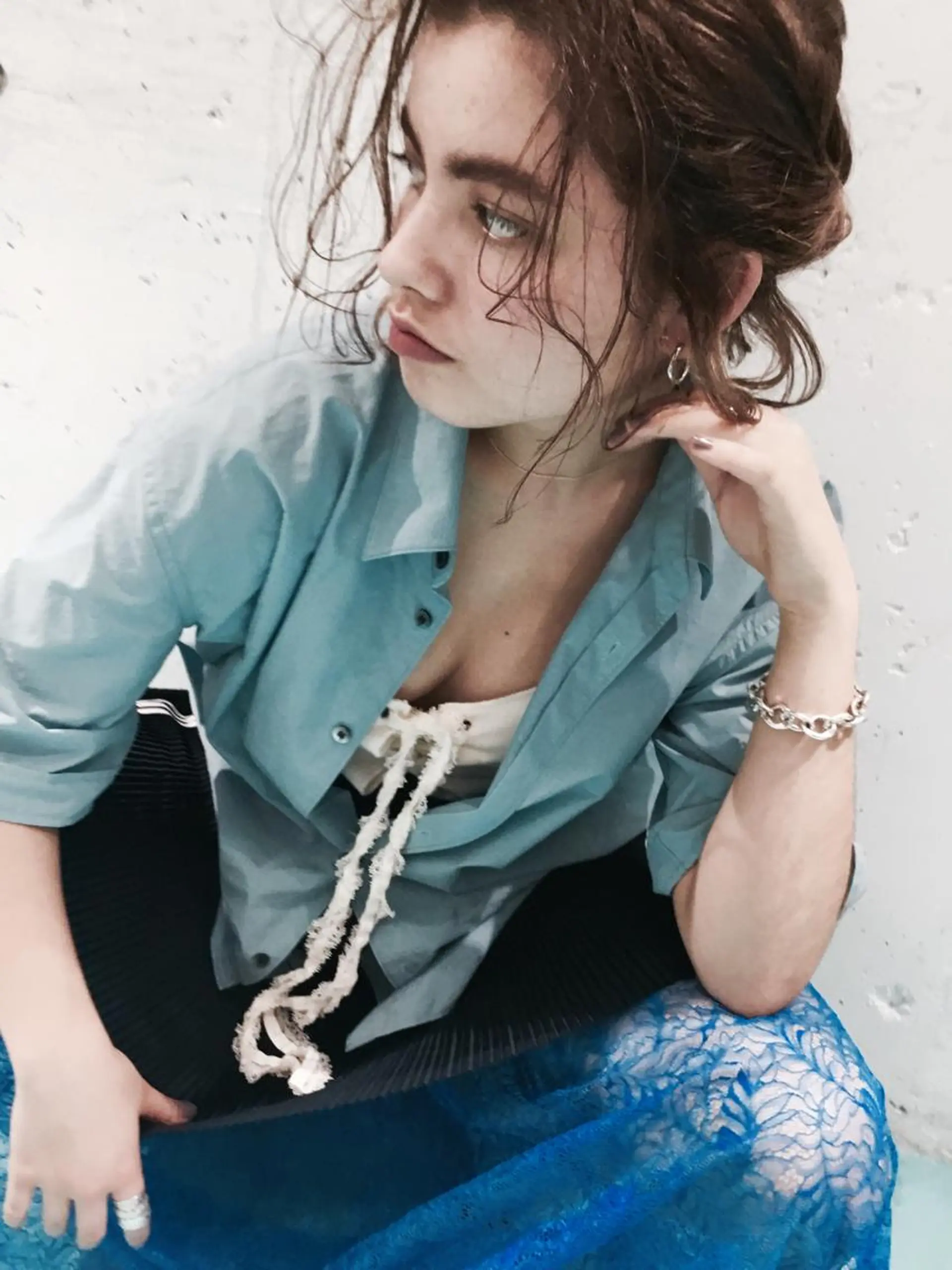 ヘアアレンジ ヘアセット pole/apartment所属・💓パーマ，💗 レイヤーカットのヘアスタイル