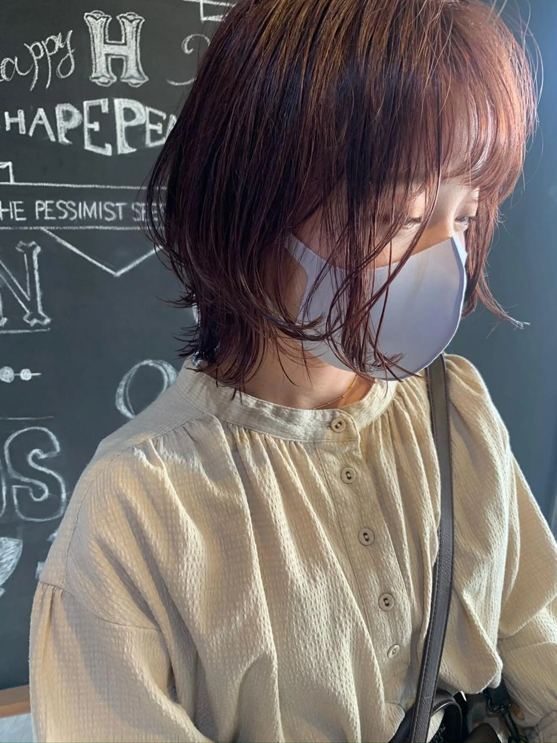 ショート カラー メンズヘア/レイヤー /ボブ山内春輝のヘアスタイル