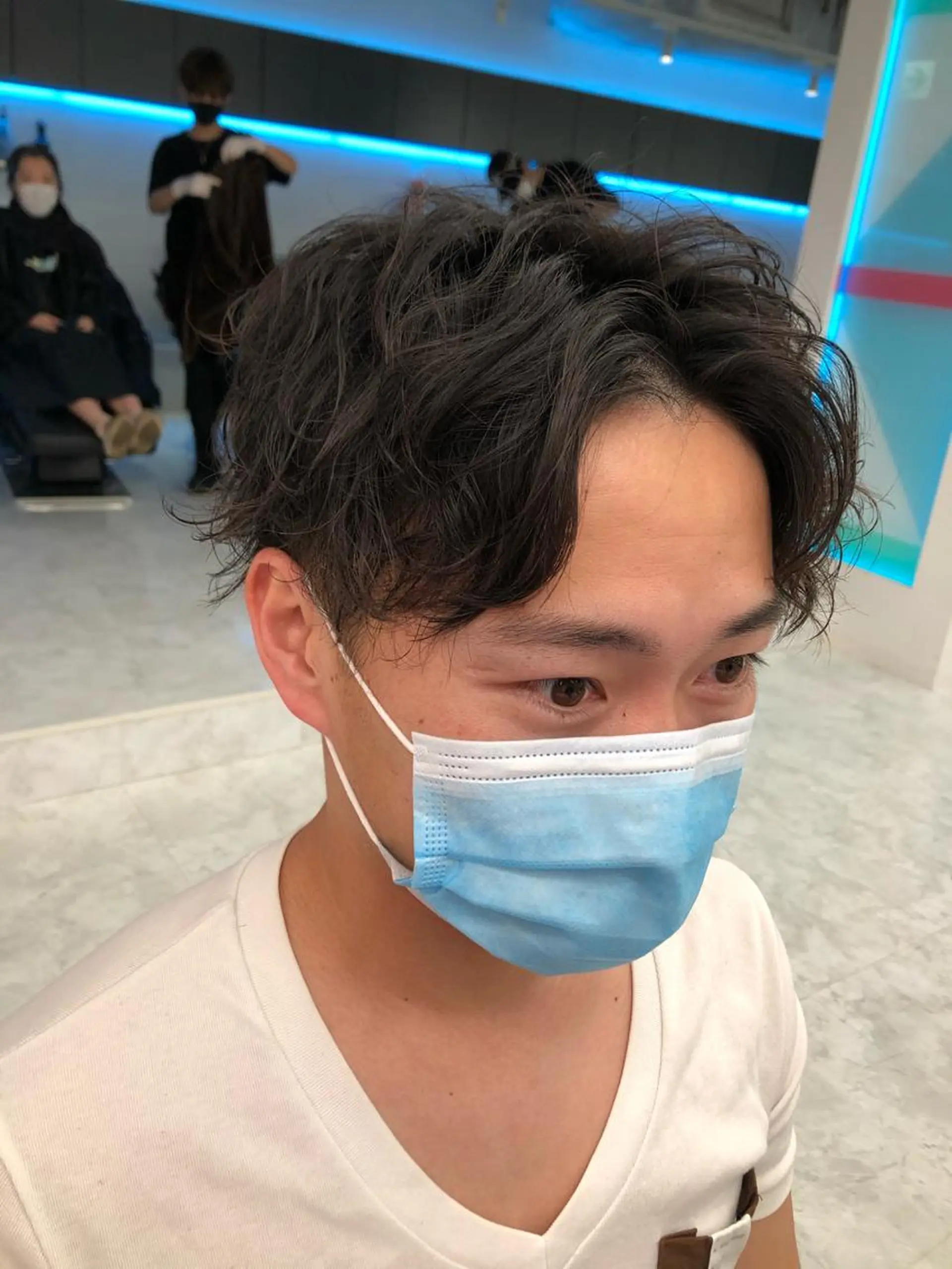 メンズ BABY 艶髪暗髪ヘア💖達人のヘアスタイル