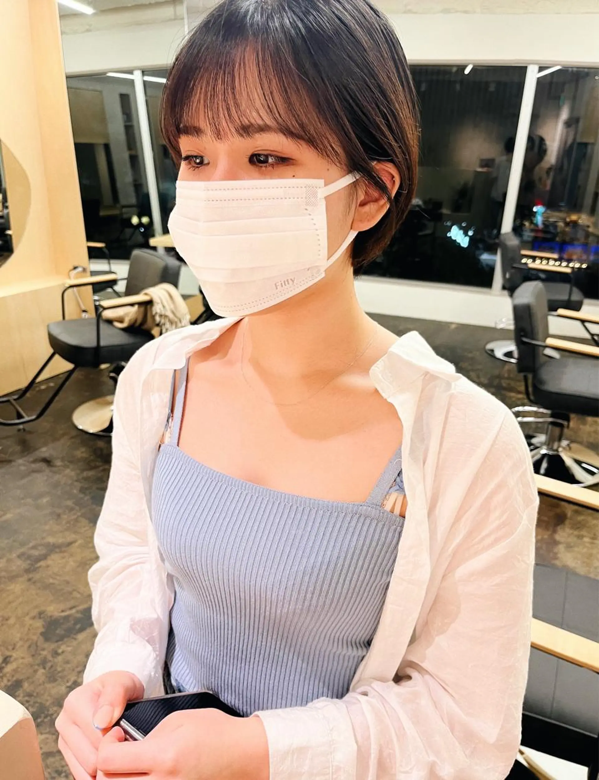 ショート ショートヘア 西山 紗耶香🪽 透明感カラー/ボブのヘアスタイル