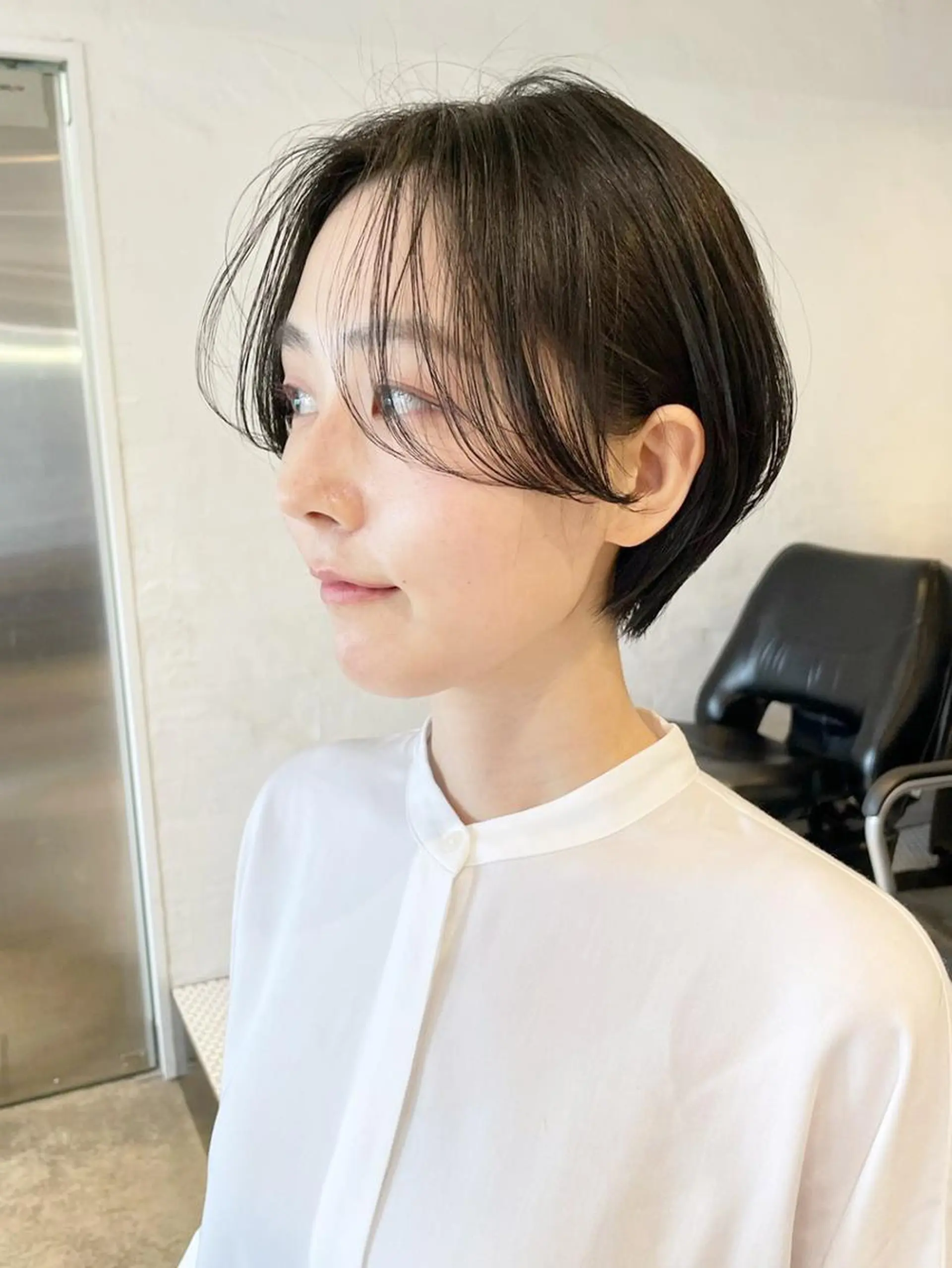 ショート カラー パーマ ヘアアレンジ ショートヘア ITbyALBUM 中野店のヘアスタイル