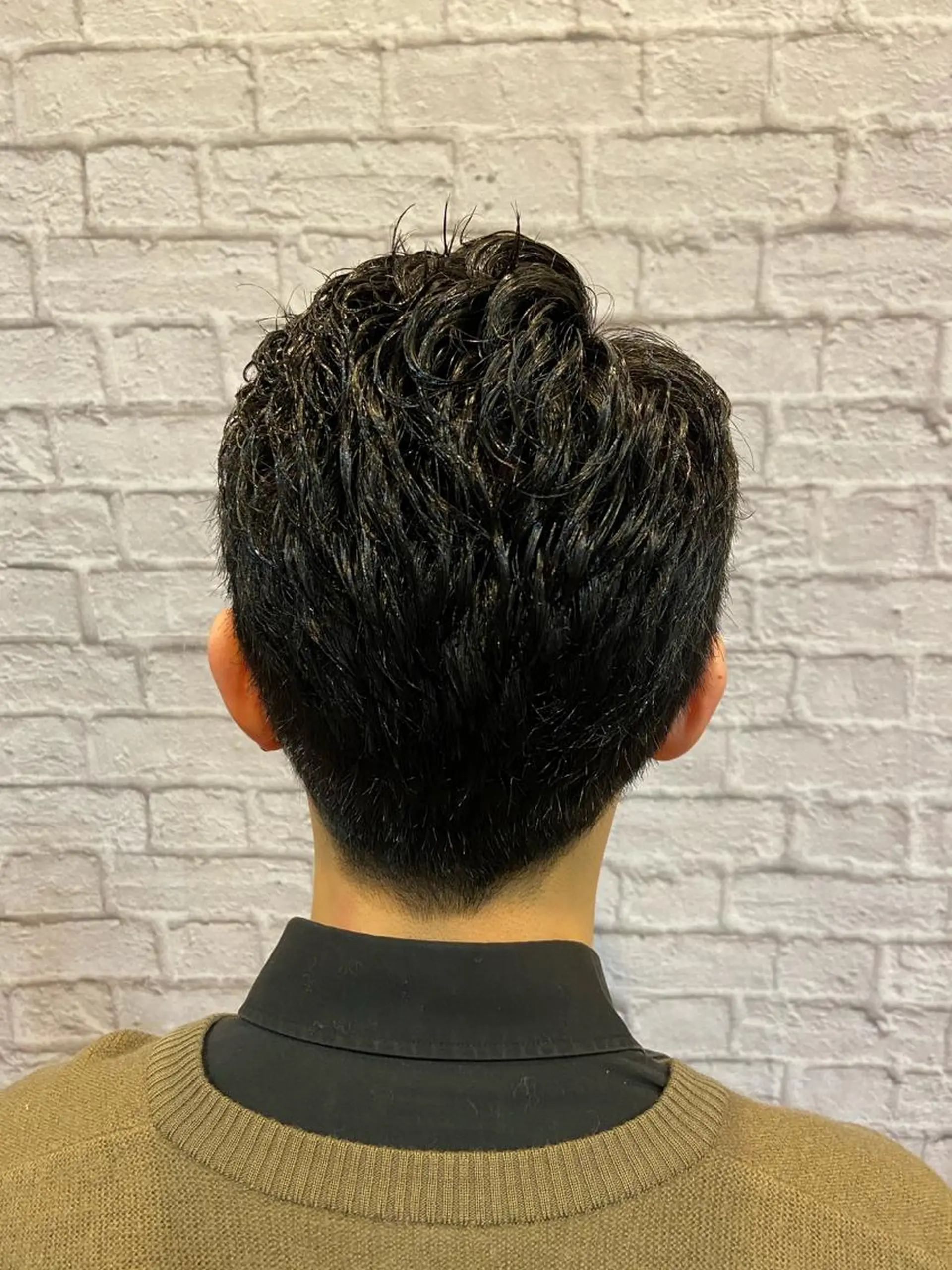 ショート カラー パーマ ヘアアレンジ メンズ 💈メンズ特化 副店長松浦一聖💈のヘアスタイル
