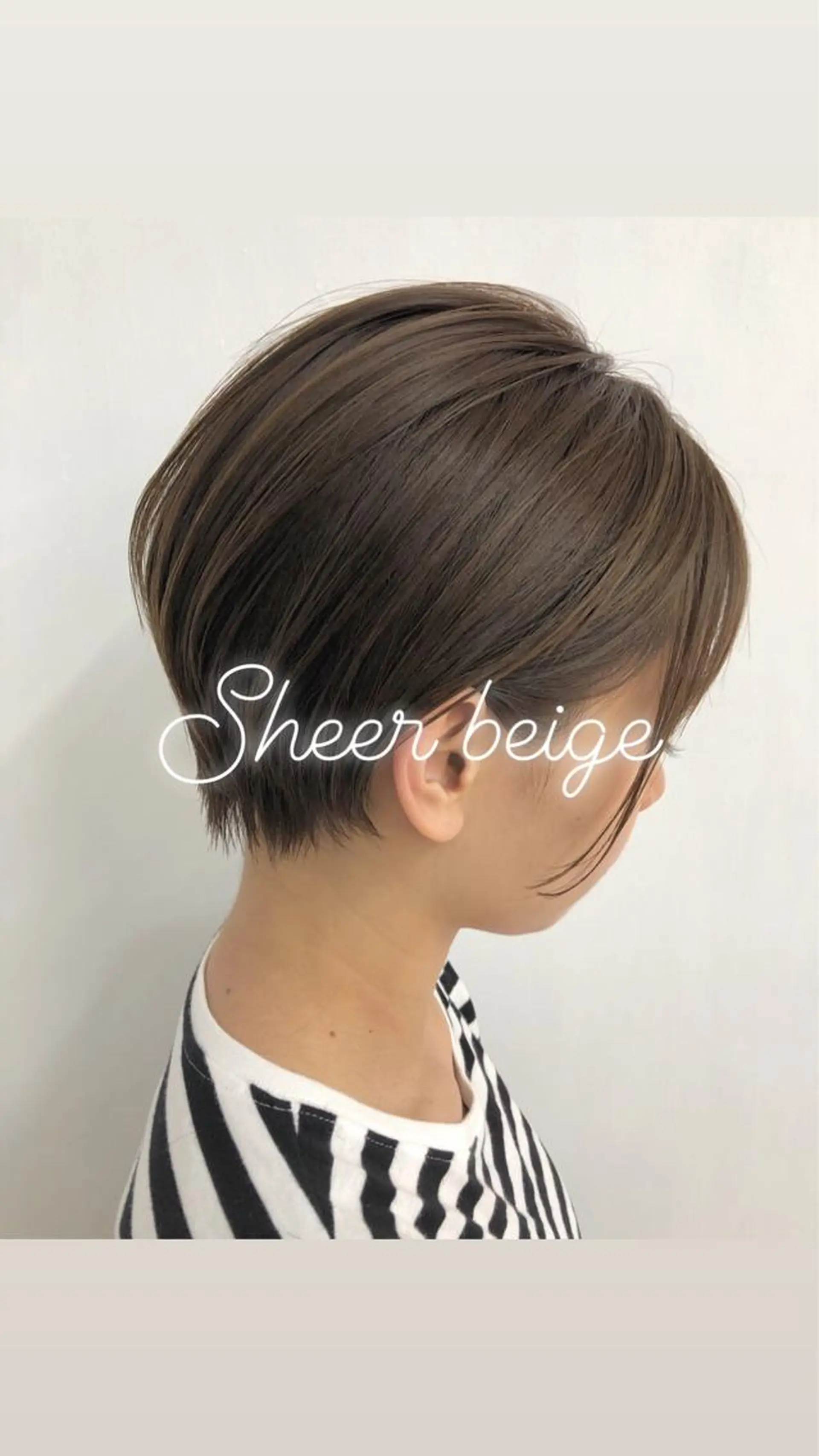 ショート カラー 🤎ベージュカラー 🐶メンズパーマのヘアスタイル