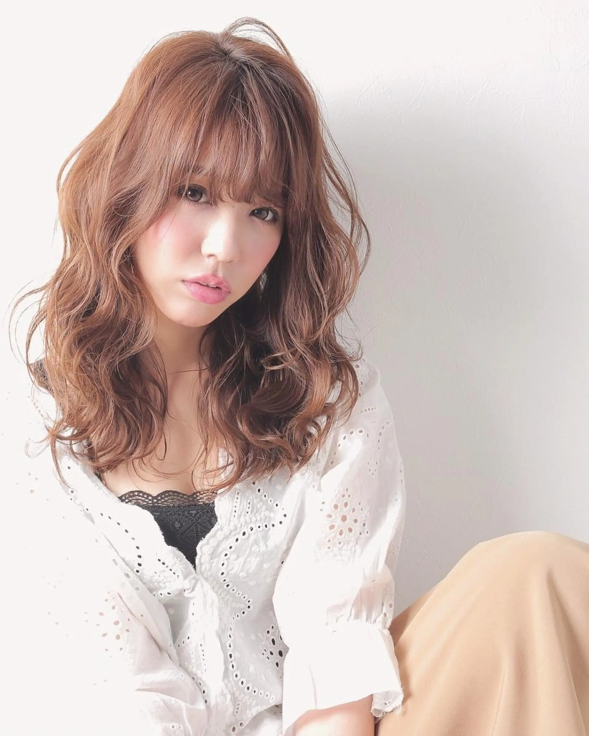 カラー due hair 京都駅前店 MILBON オージュア認定サロン【デューヘアー】所属・ハイトーンブリーチ 土坂　由志【京都】のヘアスタイル