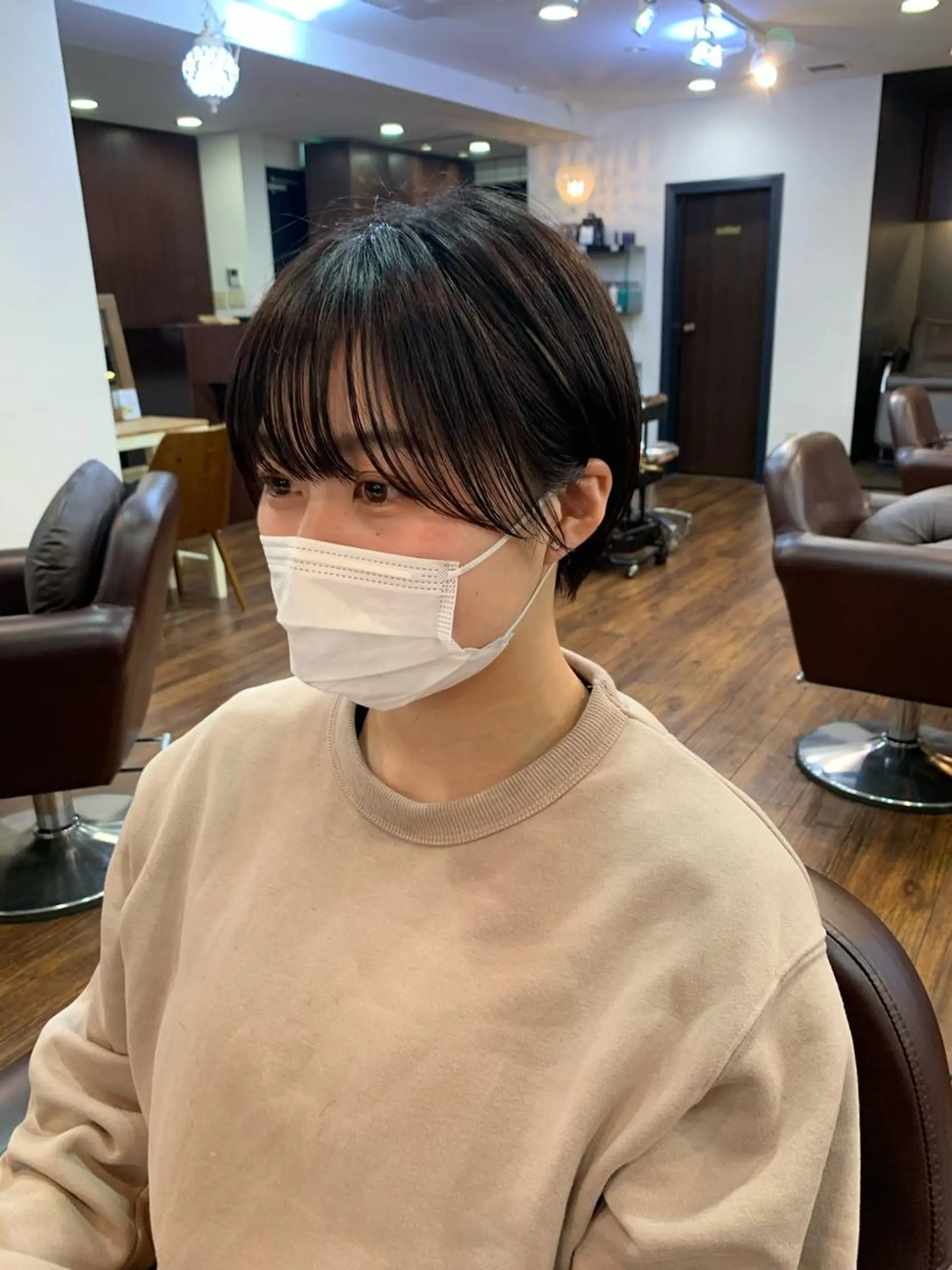 ショート 縮毛矯正/ショート/ レイヤー/畑中正敏のヘアスタイル