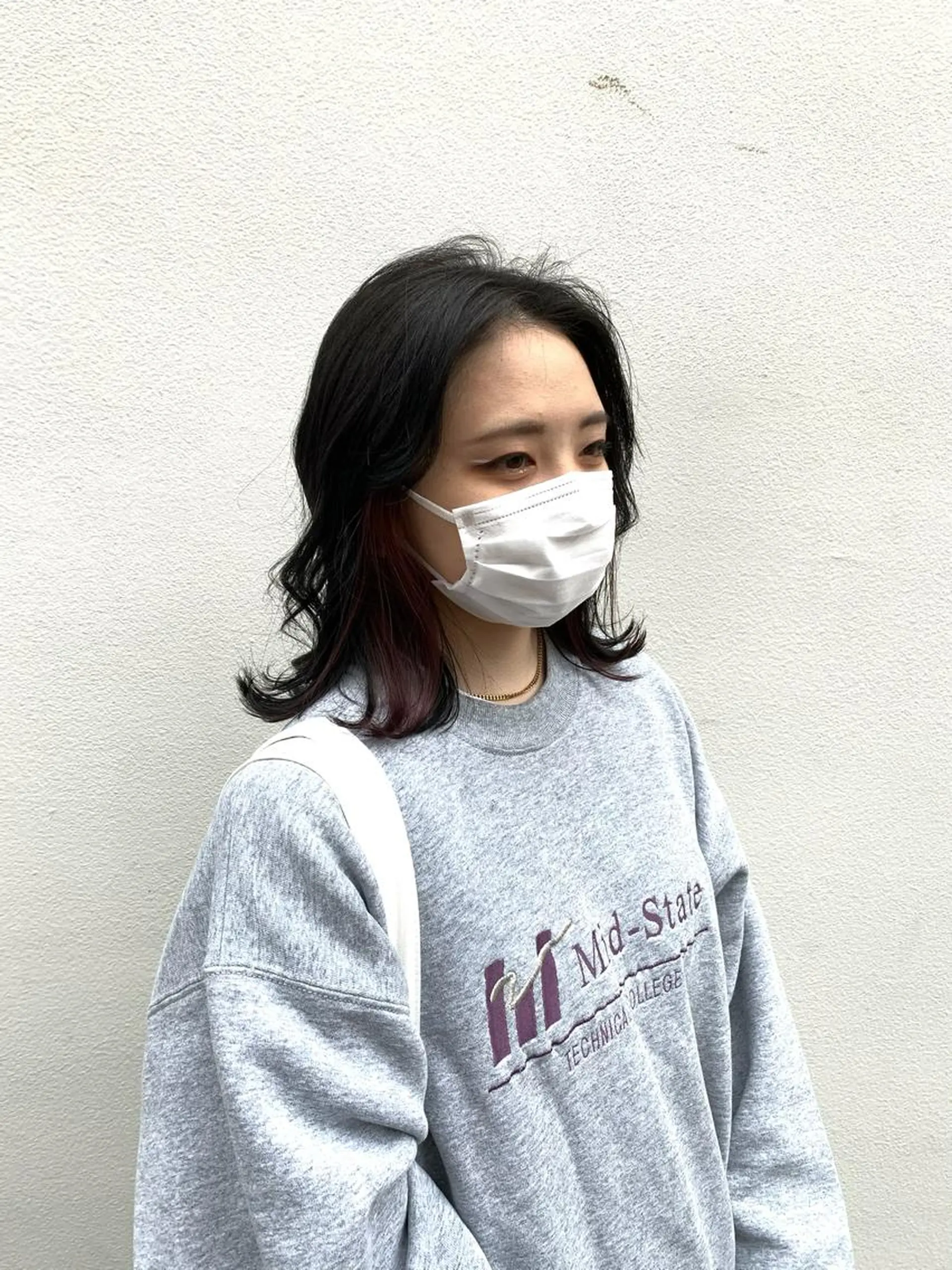 ミディアム カラー ヘアアレンジ ヘアカラー トリートメント 〽️magico/ ウルフDaiki〽️のヘアスタイル