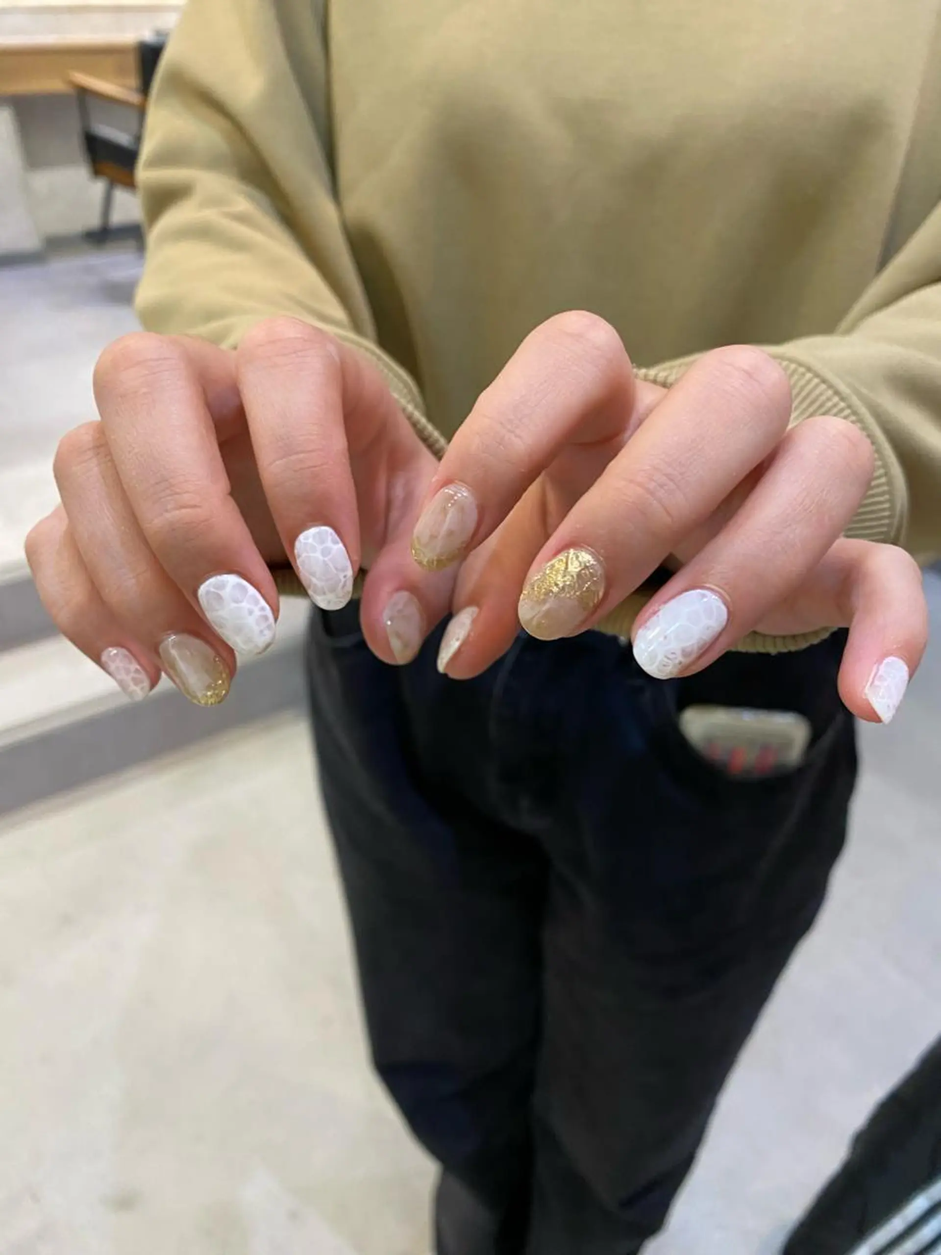 ネイル ジェルネイル マグネットネイル ニュアンスネイル シンプルネイル ハンドネイル 草加ニュアンスネイル 🌚hersのネイルデザイン