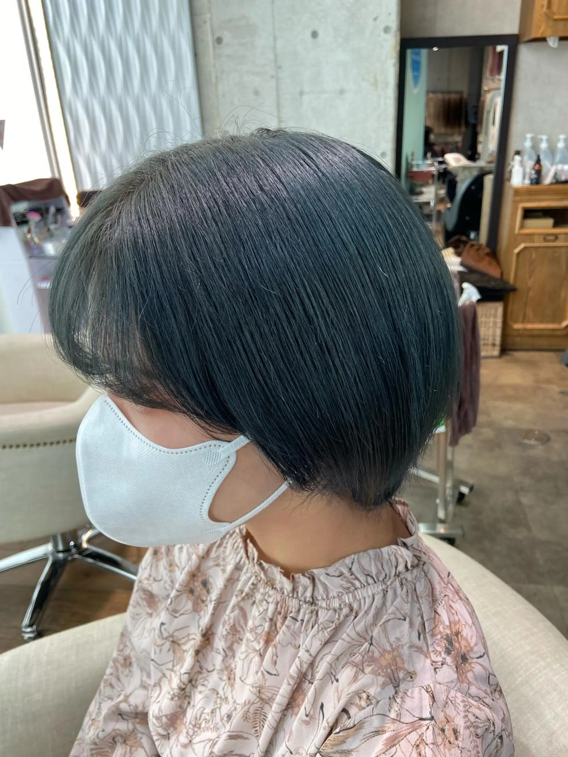 ショート カラー ヘアカラー トリートメント 🧸プルエクステ❤︎ ネイルKAO🧸のヘアスタイル