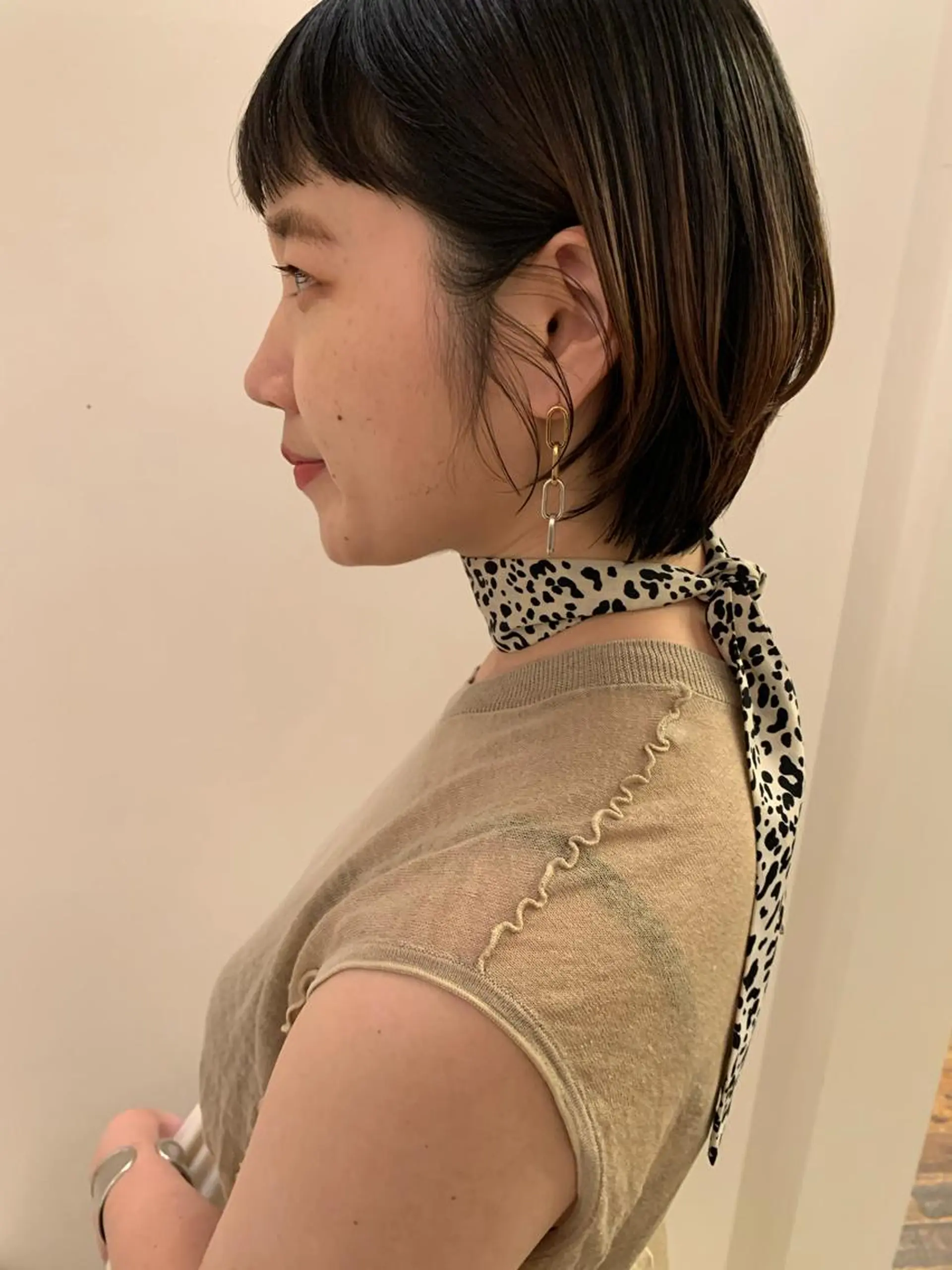 ショート カラー ヘアアレンジ カット ヘアカラー トリートメント la fith所属・rico_by ヘアとアイブロウのヘアスタイル