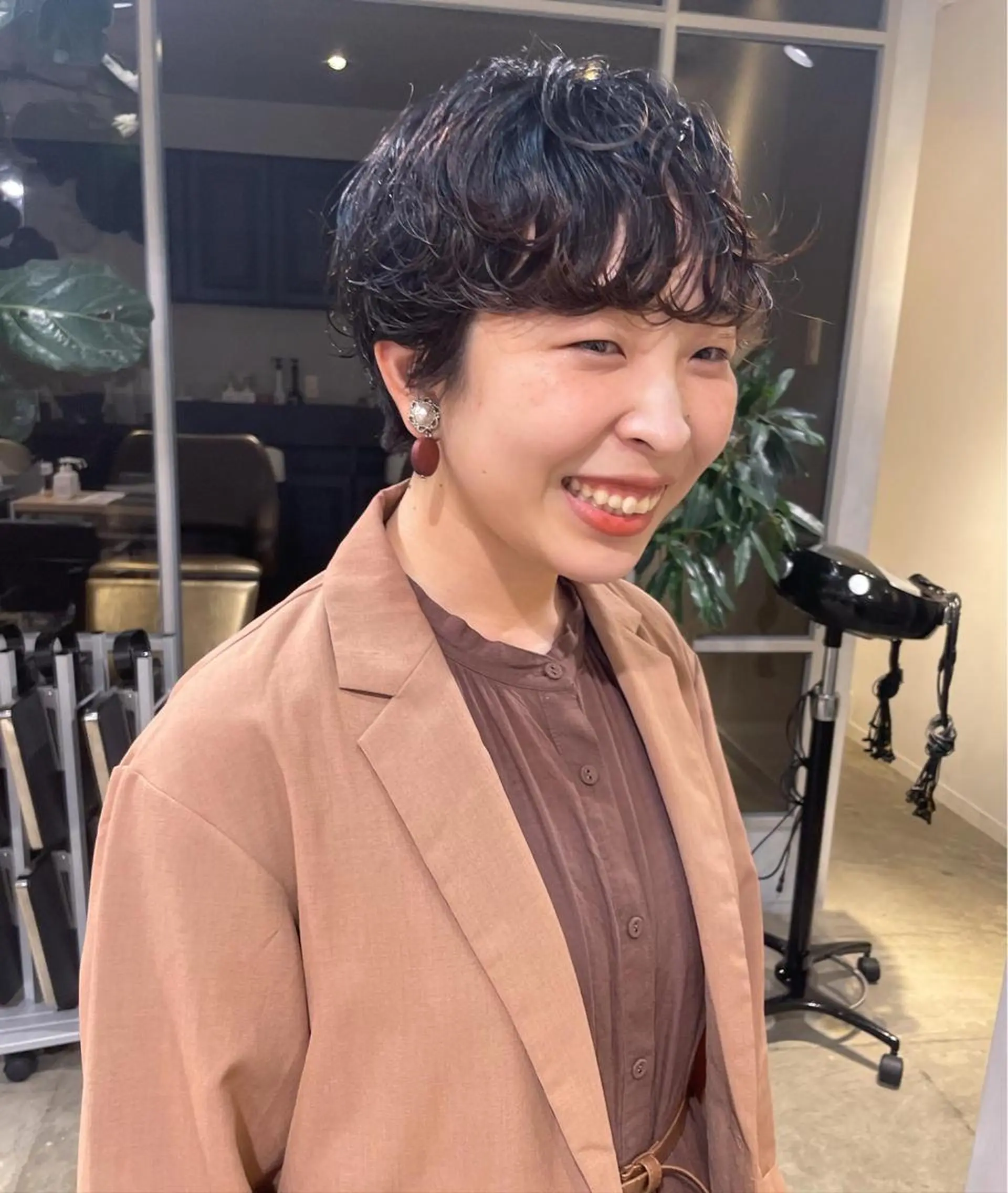 ショート パーマ 斉藤 瑞恵のヘアスタイル