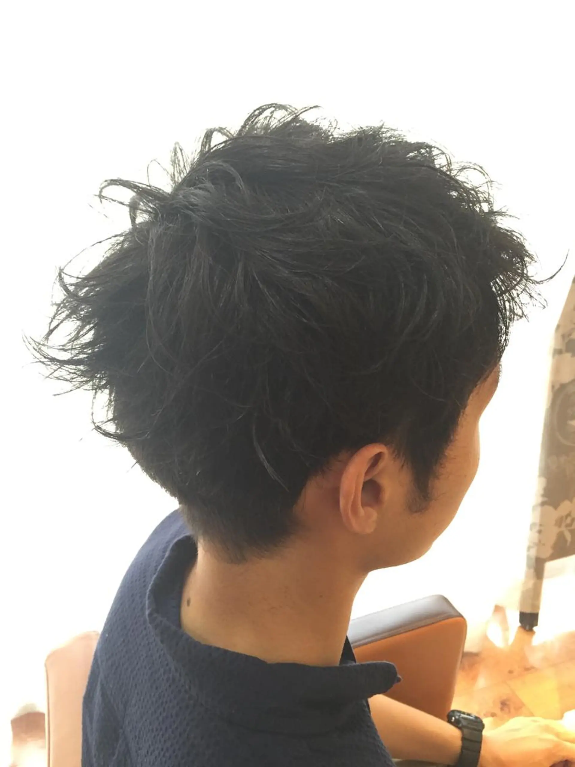 ショート メンズ 刈り上げ くせ毛 ショートヘア ROOM所属・髪質改善・縮毛矯正/ 下村陽平のヘアスタイル