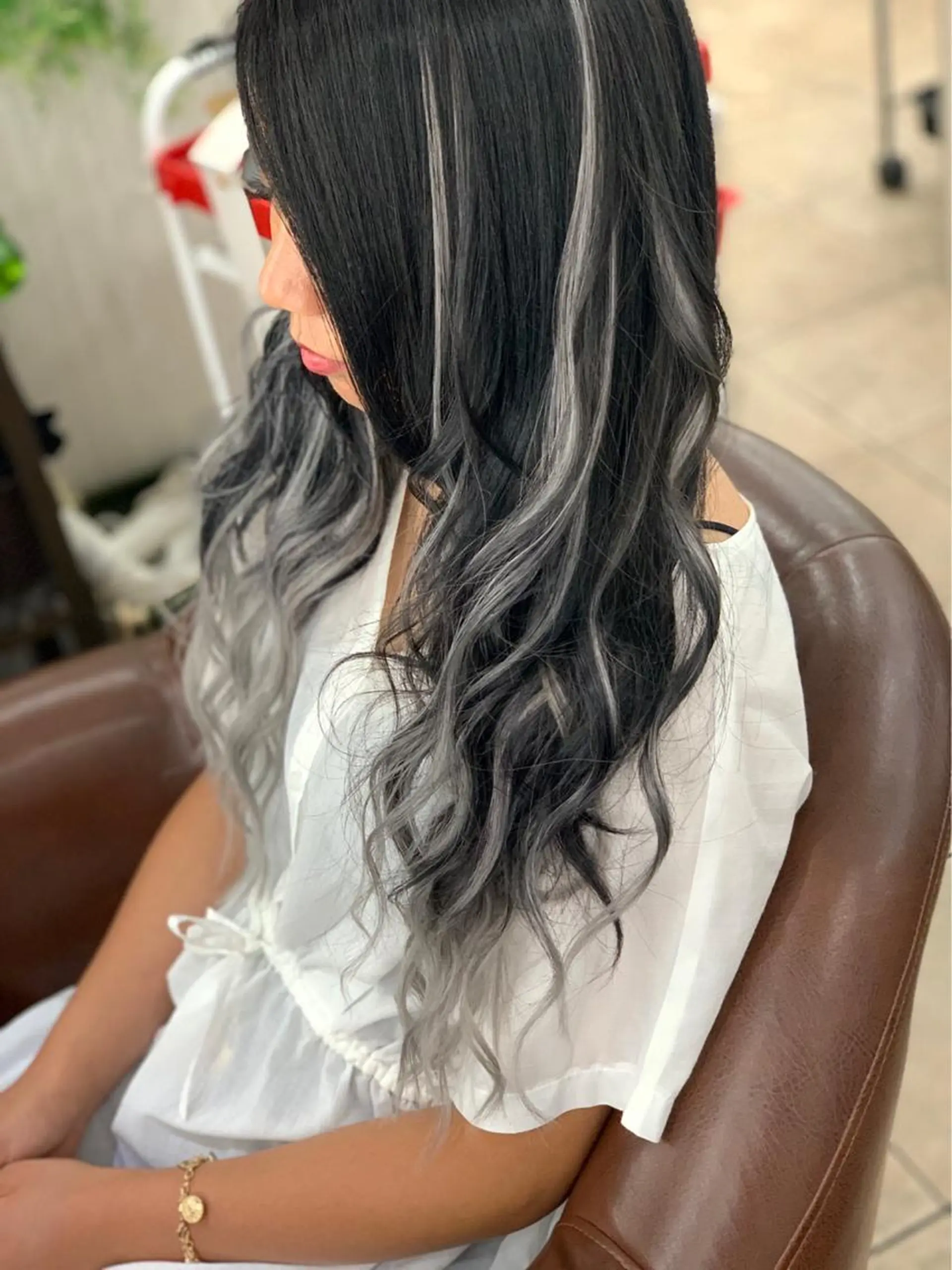 セミロング カラー シールエクステ エクステ 🐥こ ま🐥のヘアスタイル