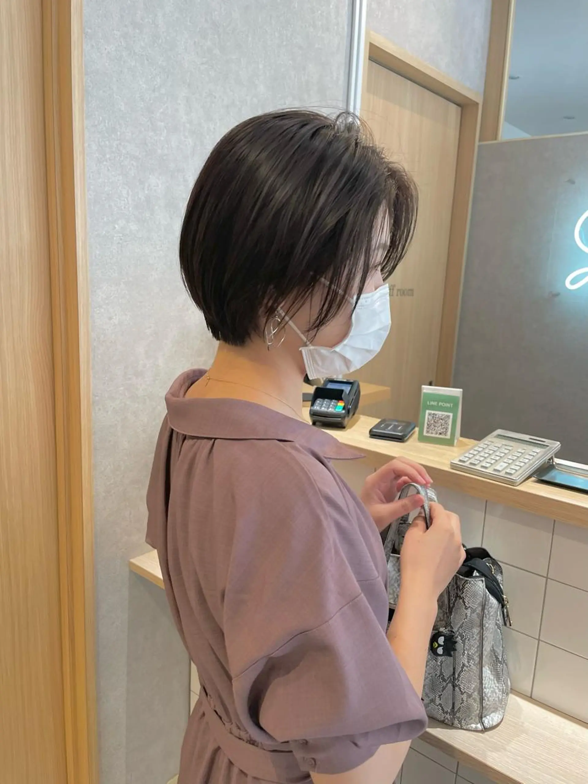 ショート カラー パーマ ヘアアレンジ カット ヘアカラー トリートメント NANA／trend style🕊🍑のヘアスタイル