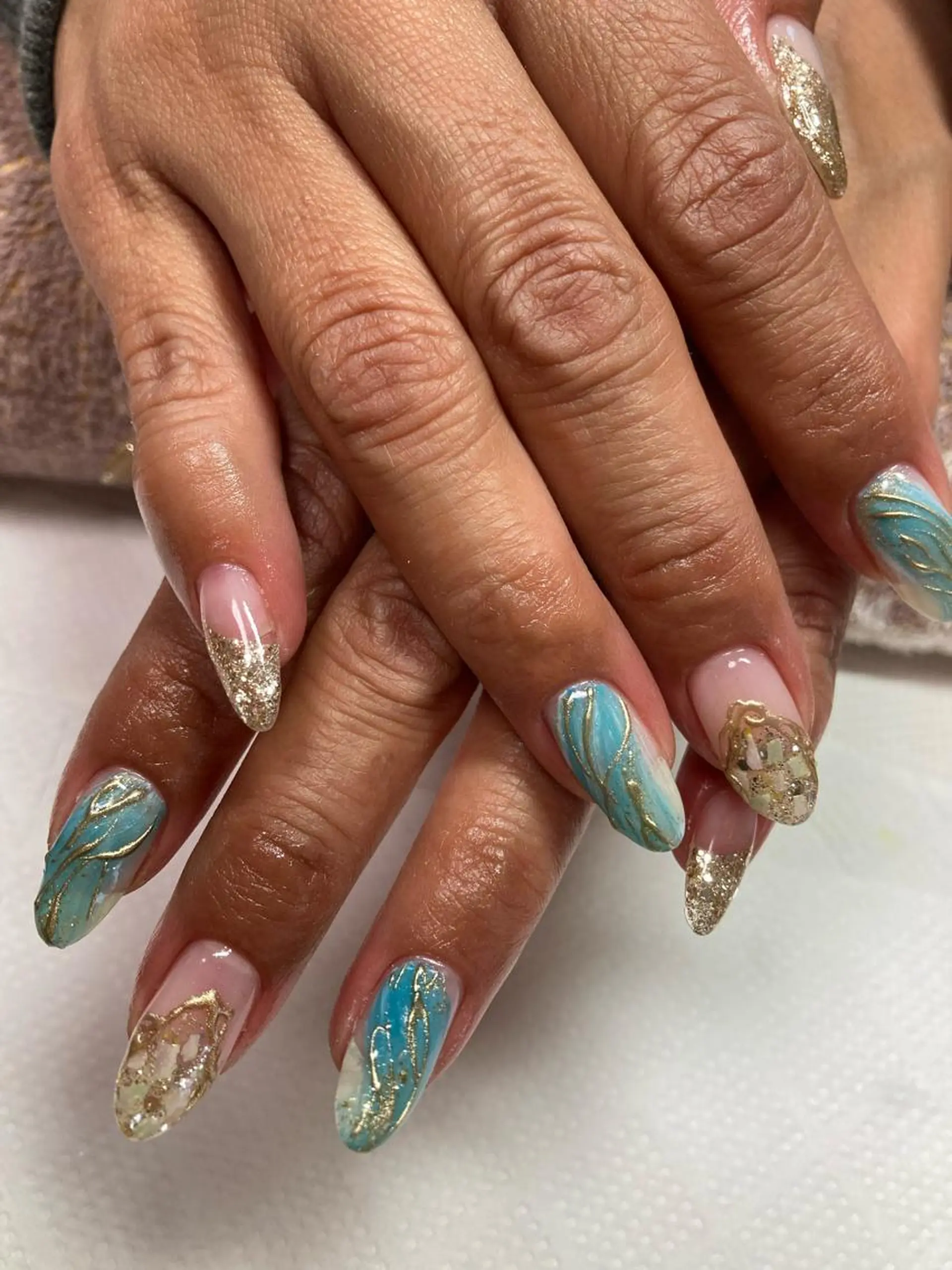 ネイル ハンドネイル rukianail 新里のネイルデザイン