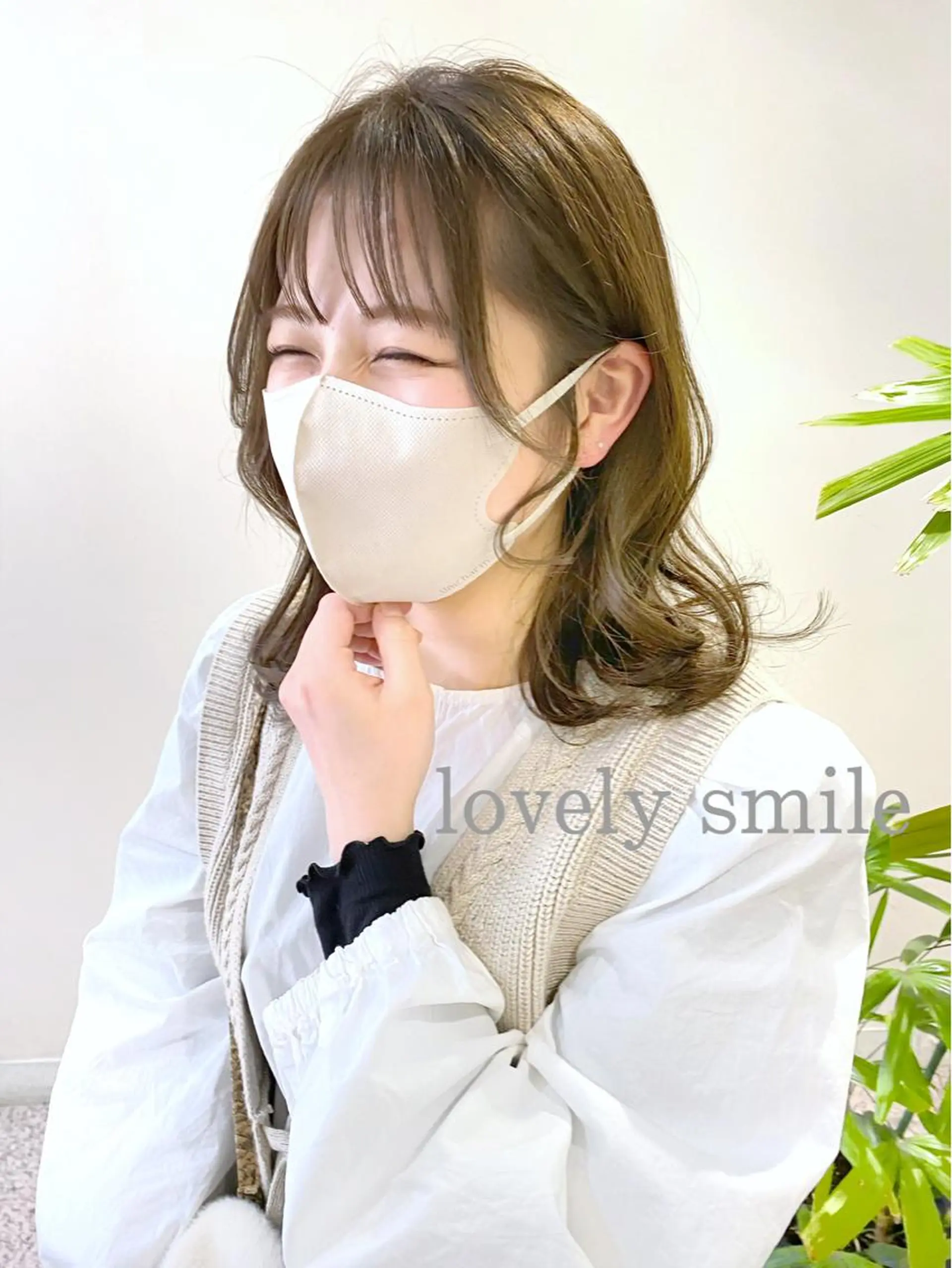 セミロング カラー clomus所属・YUKA艶髪 🌸寛ぎ部屋のヘアスタイル