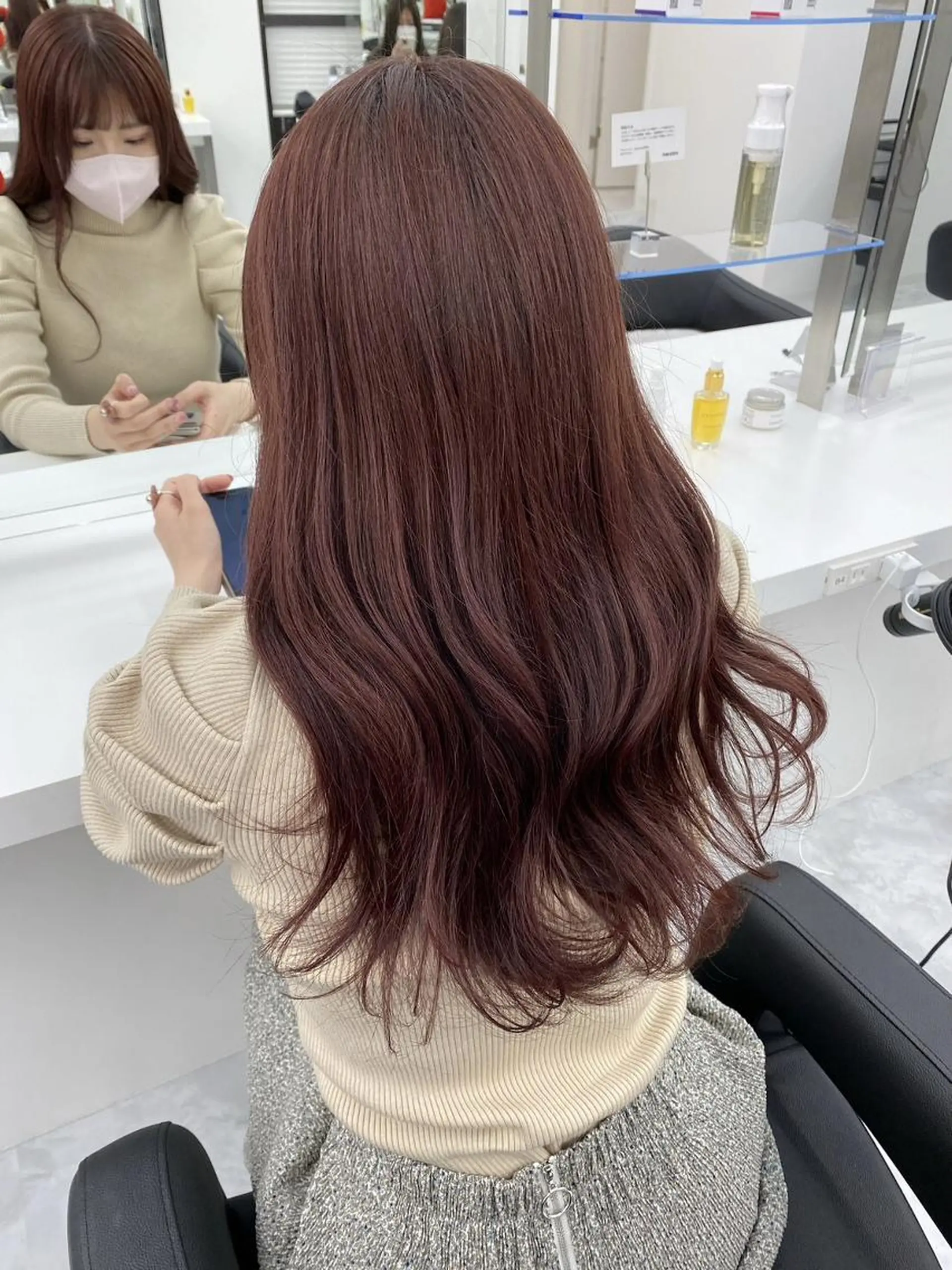 ロング カラー 🤍透明感ブラウン himi🤍のヘアスタイル