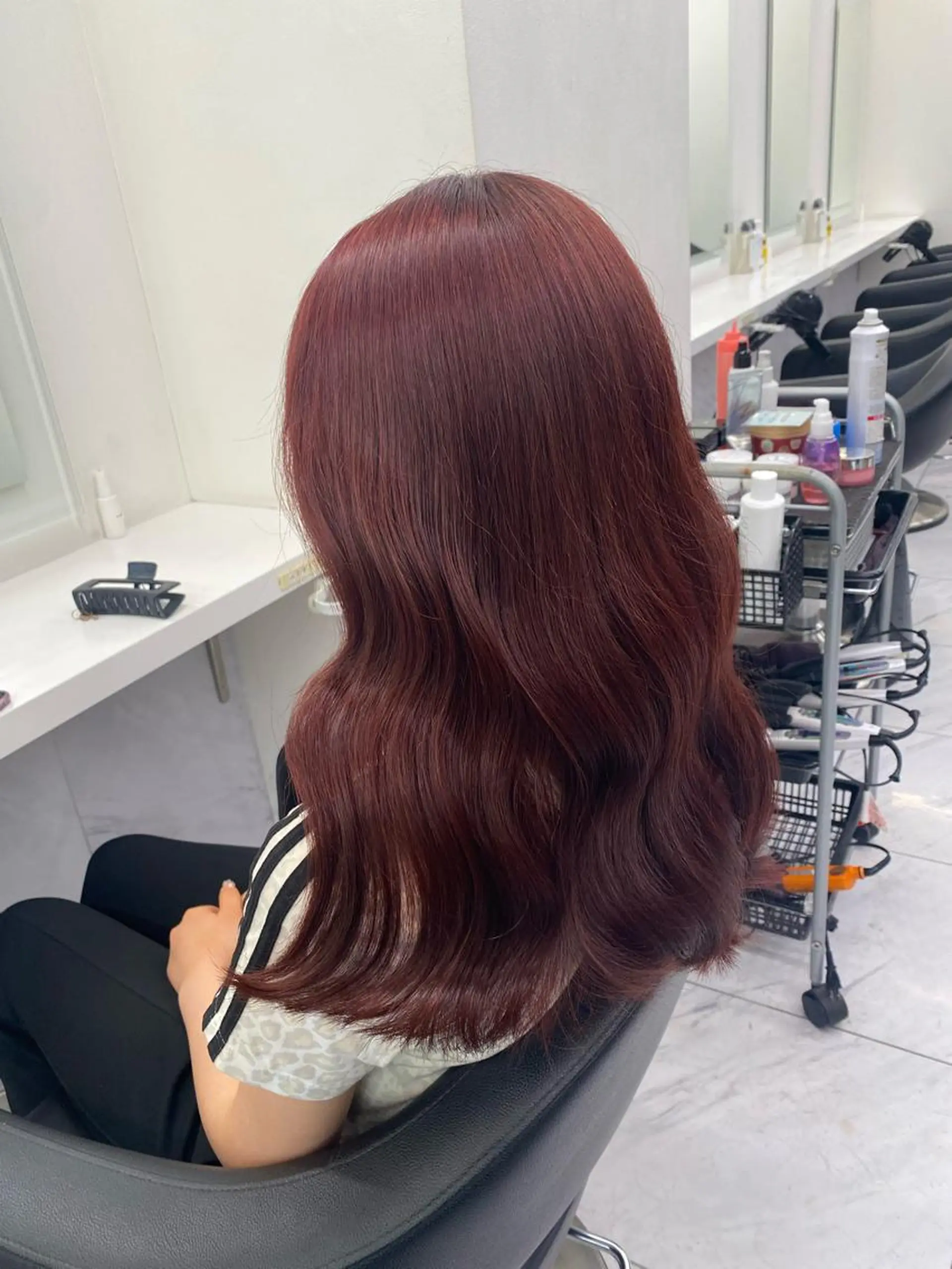 ロング カラー ヘアアレンジ キッズ ブリーチ ブリーチなしカラー ピンクカラー TRUNAIL&EYE所属・TRU Shino🦋のマツエク・マツパデザイン