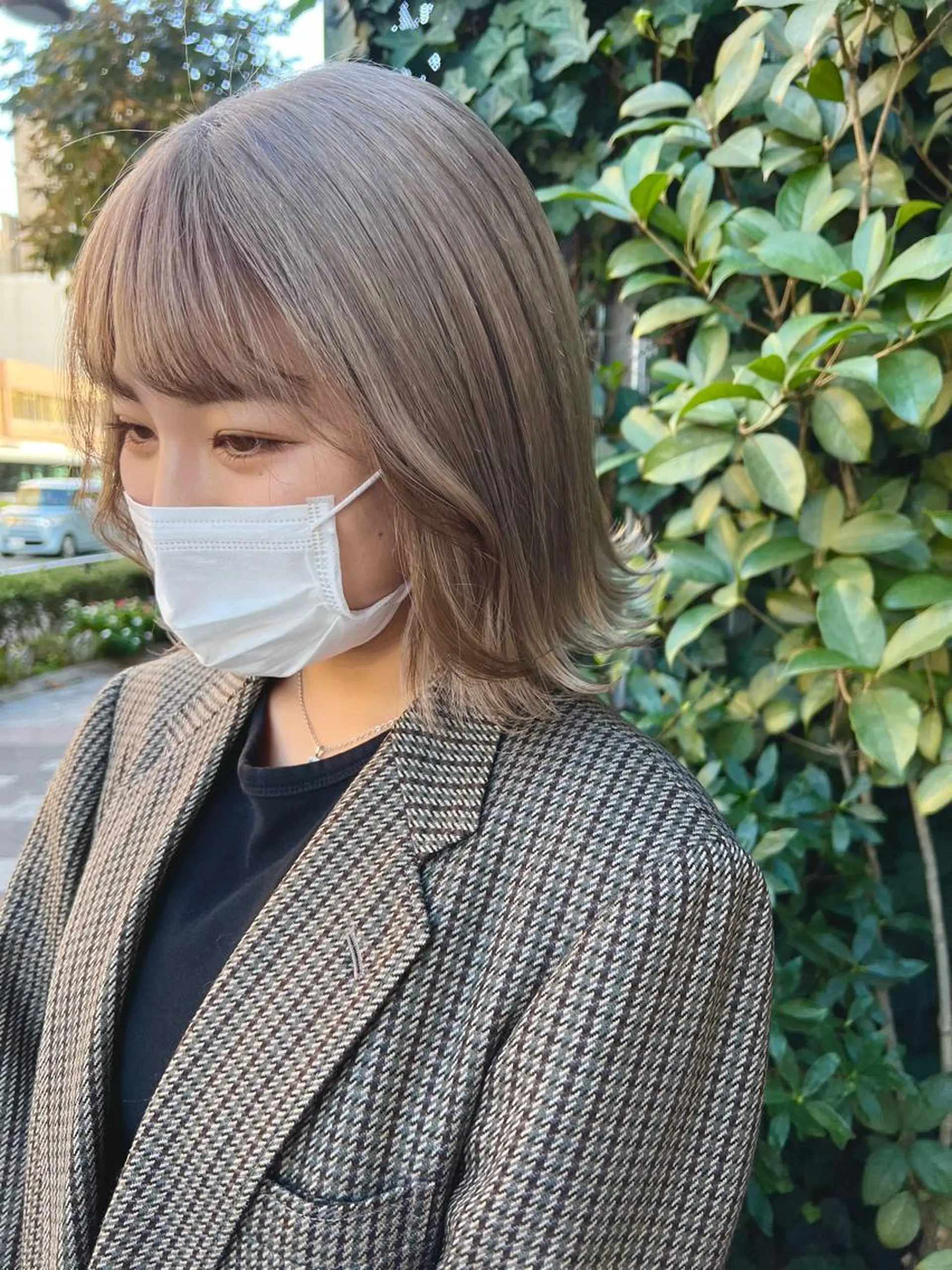 ミディアム M IIのヘアスタイル