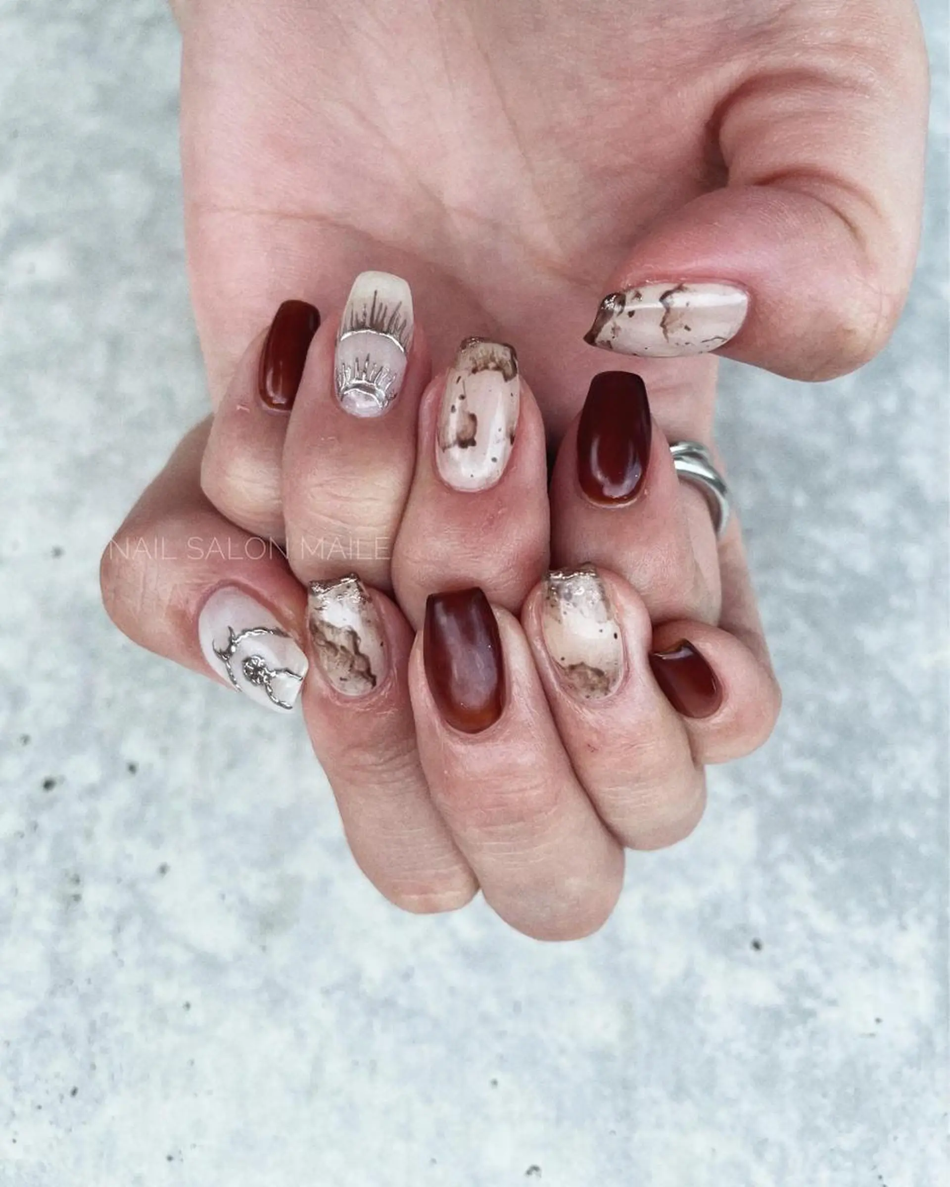 ネイル nailsalonmaile所属・nail salon maile☽のネイルデザイン