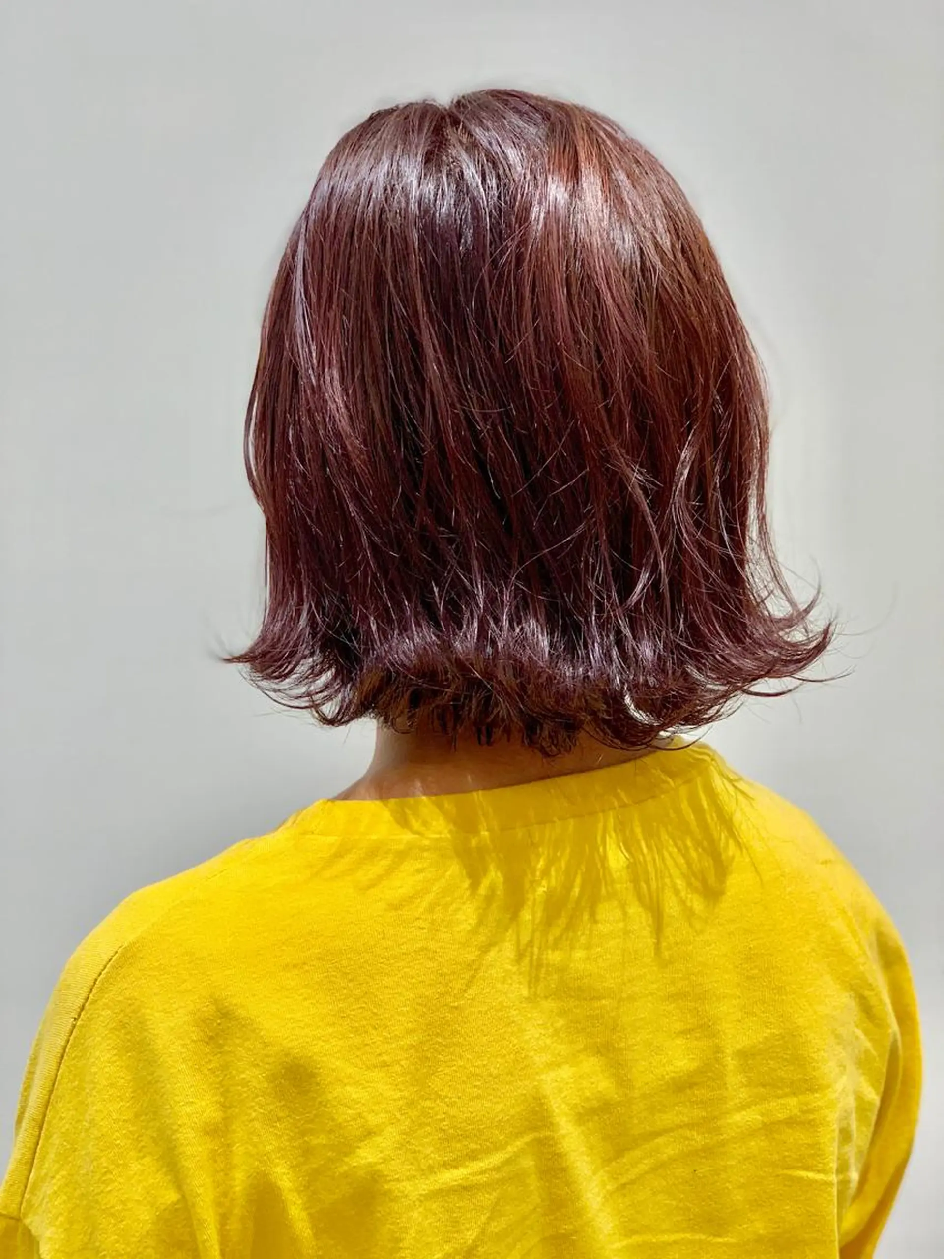 ミディアム カラー 縮毛矯正/髪質改善 /韓国風　山川春輝のヘアスタイル