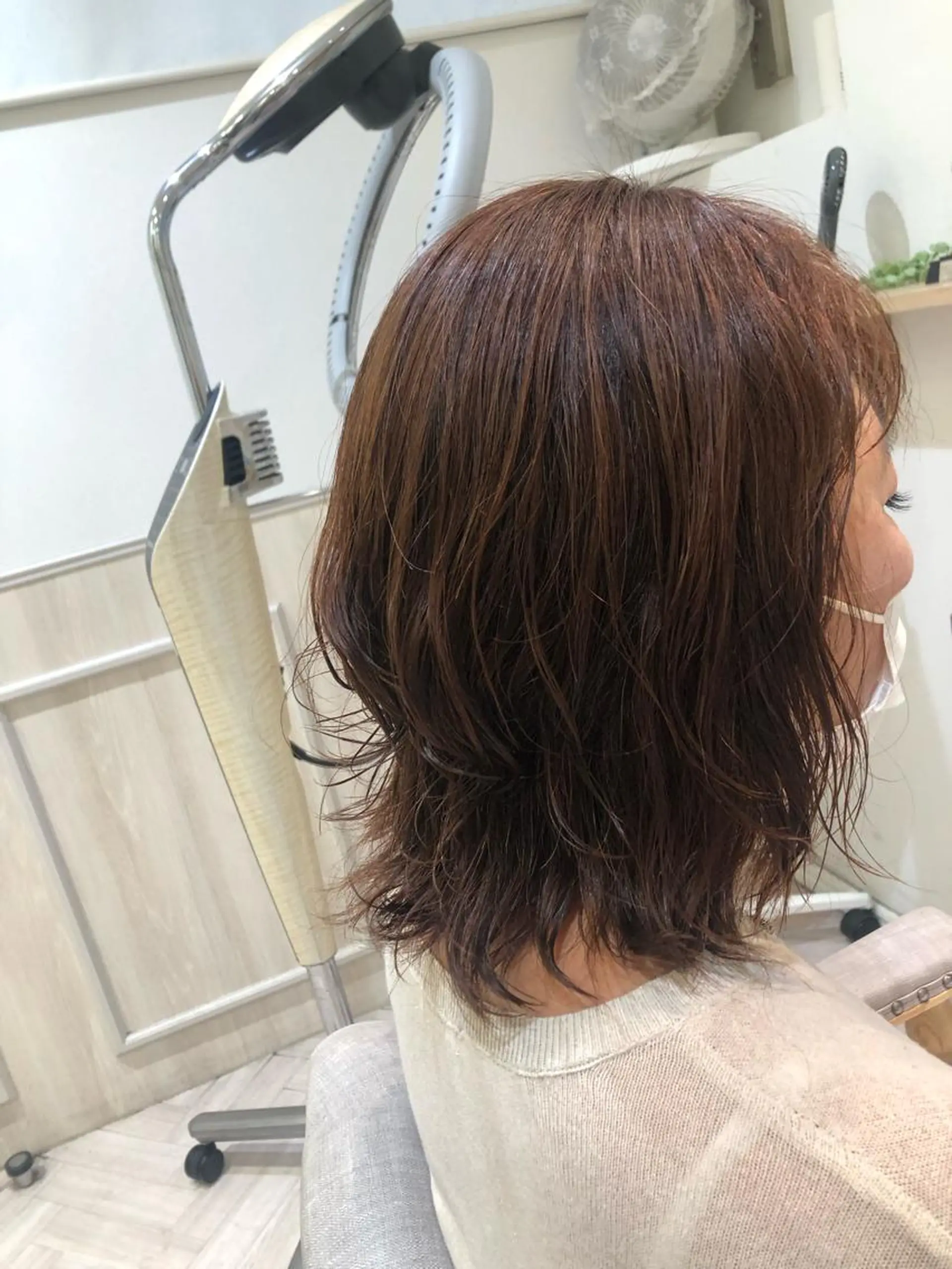 ミディアム パーマ MYA 🤍kanaのヘアスタイル