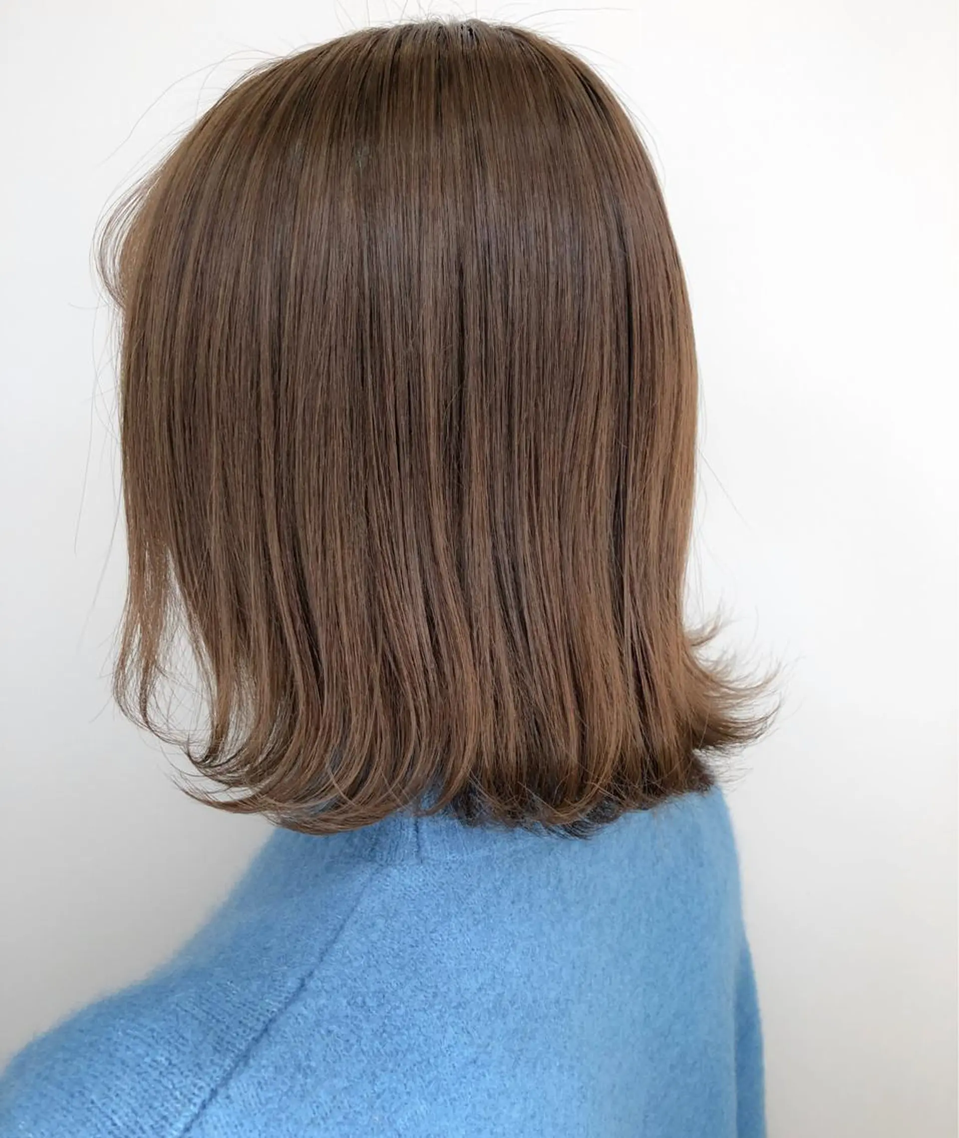 ミディアム カラー ベージュカラー ブリーチ ケアブリーチ ミルクティーベージュ eclair.髪質改善&トリートメント所属・【艶髪、透明感】西村 有司のヘアスタイル