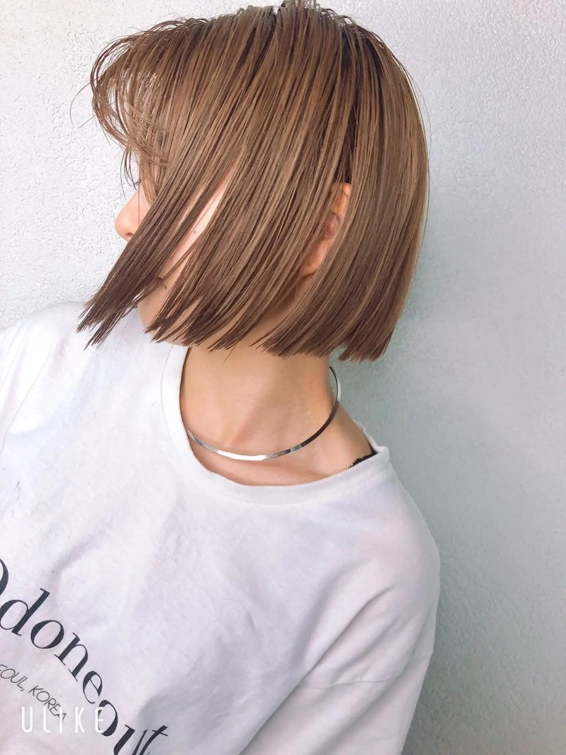 カラー ショート ブリーチ ケアブリーチ 透明感カラー イルミナカラー トリートメント ⭐️Shelter by TOKYO⭐️のヘアスタイル