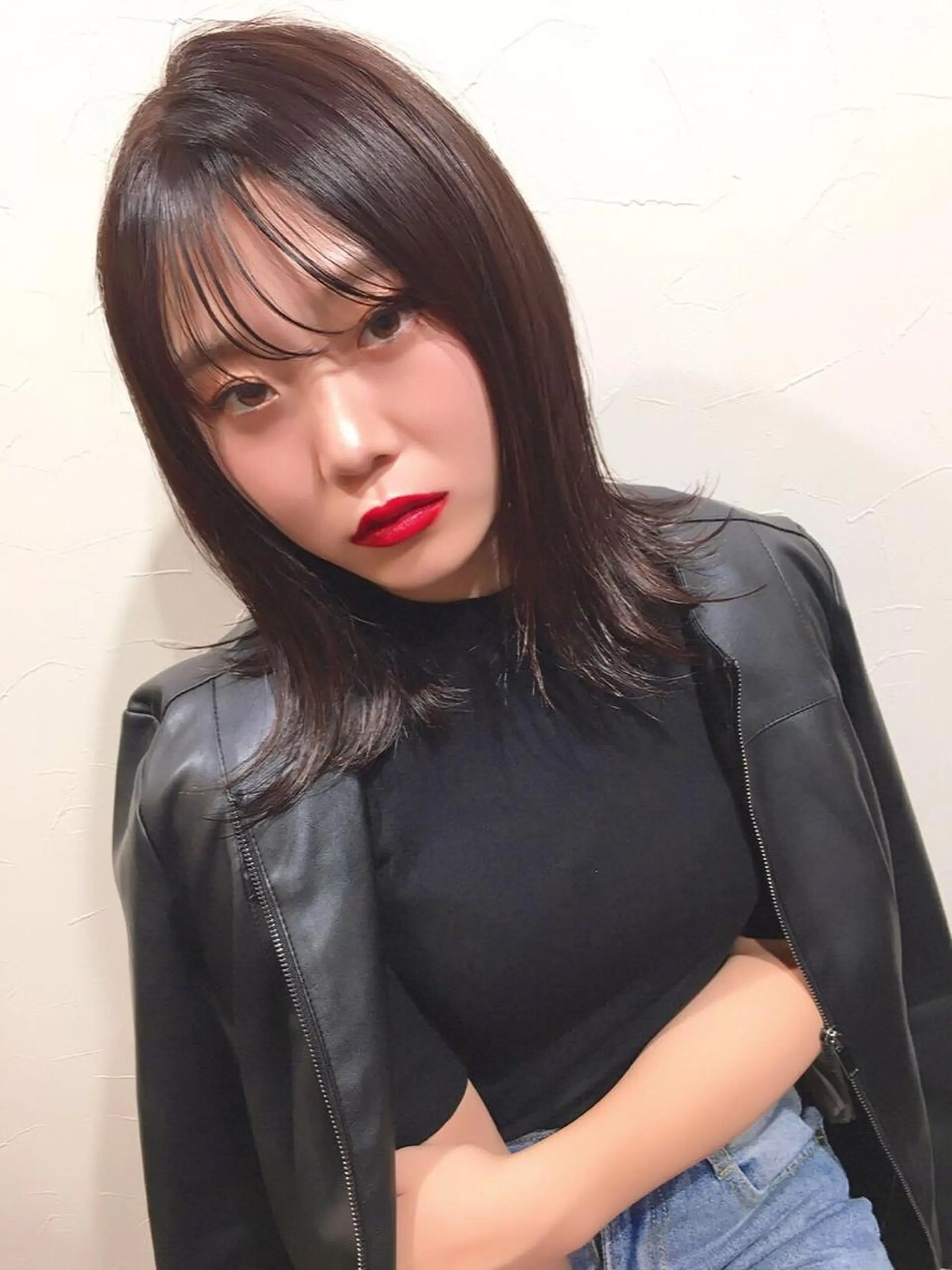 ミディアム カラー ヘアアレンジ As hair所属・柔らか垢抜けｶﾗｰと ｶｯﾄ🫧ASUKAのヘアスタイル