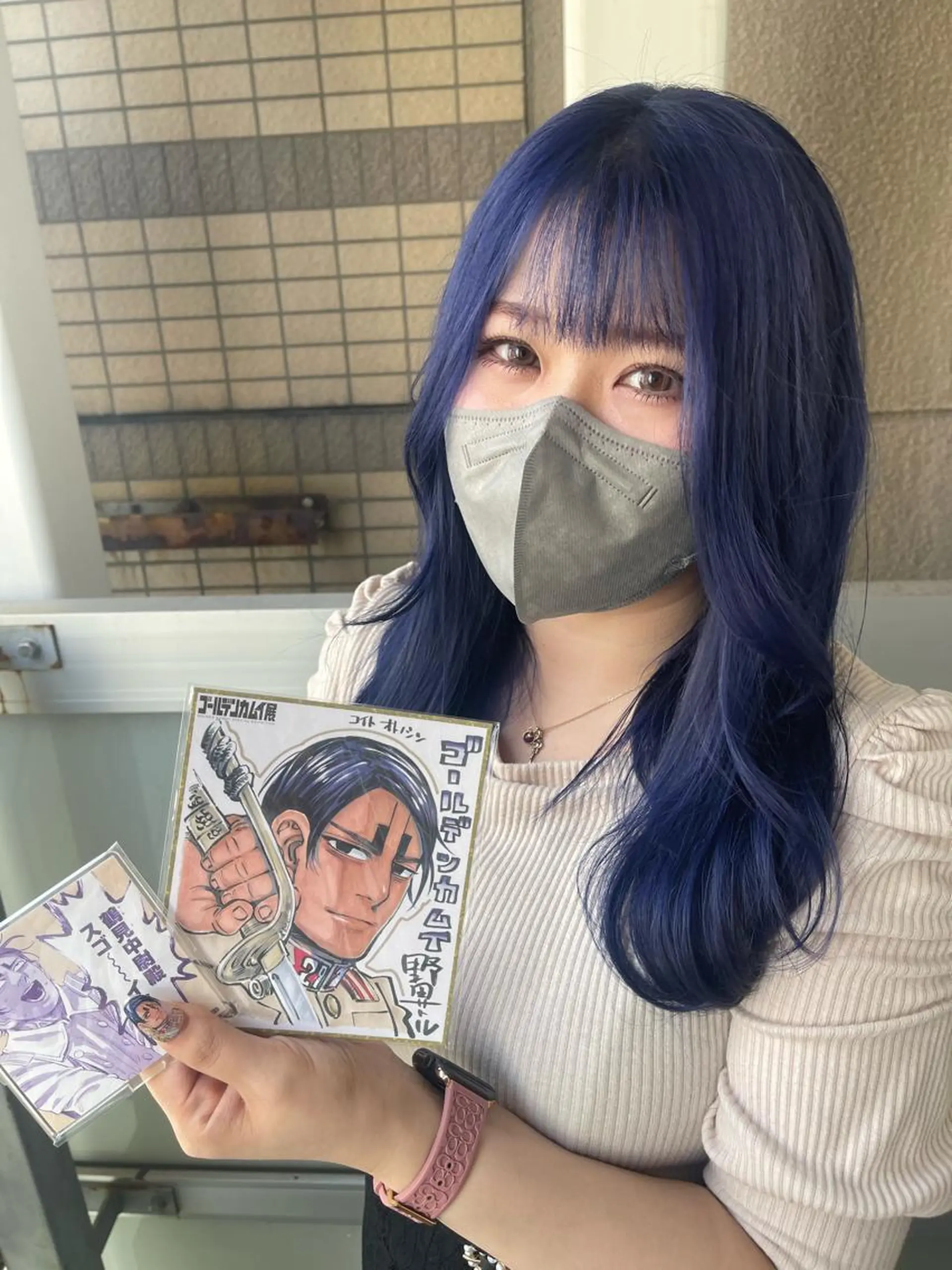 ロング カラー オーストヘアー ミコ所属・岩谷/ブリーチ 🫧透明感カラーのヘアスタイル