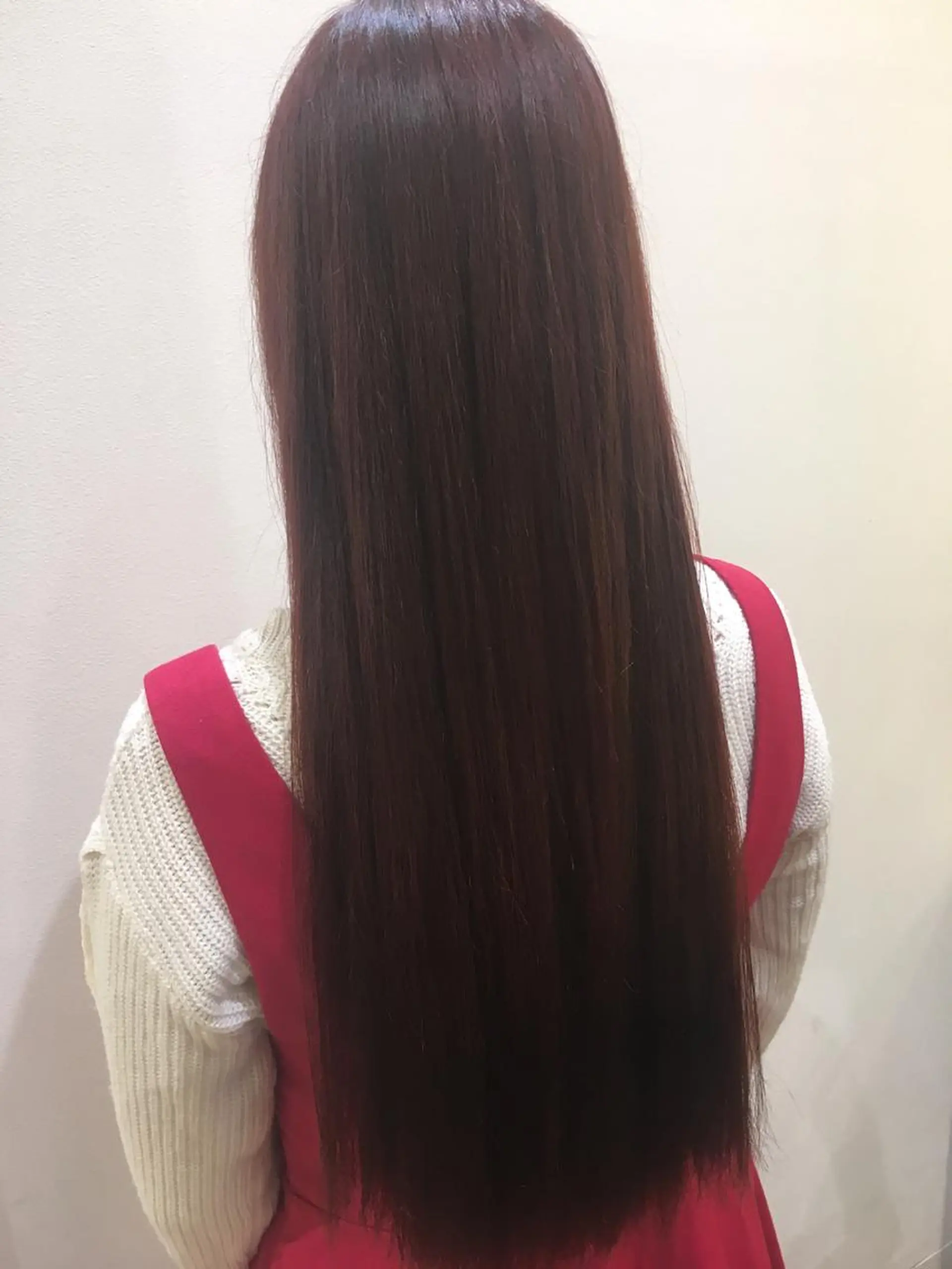 ロング 岸 保奈美のヘアスタイル