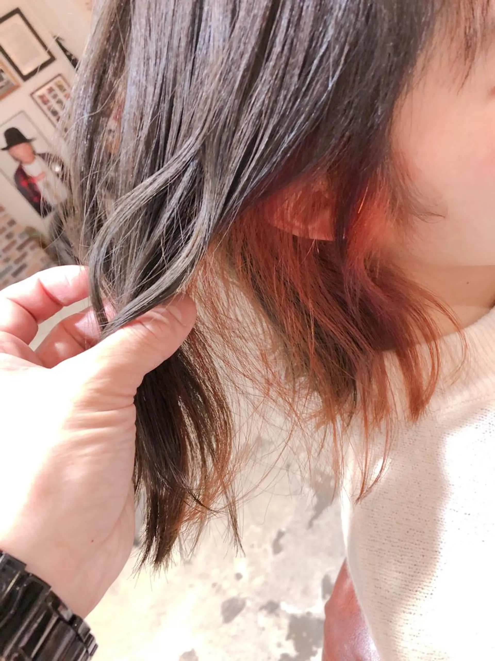 ミディアム カラー パーマ ヘアアレンジ メンズ キッズ ネイル マツエク・マツパ アッシュ アッシュグレー アッシュグレージュ グレージュ オレンジ ヘアカラー トリートメント ⭐️ハイクオリティ カラー杉本雄志⭐️のヘアスタイル