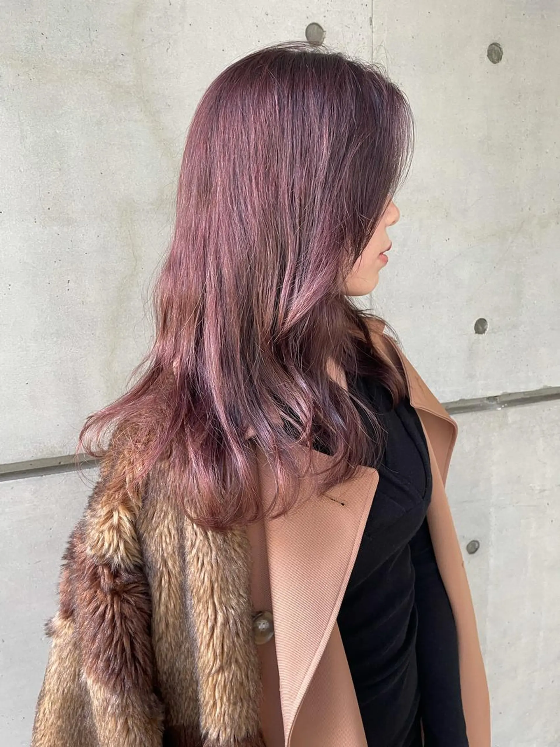 ロング カラー ハイライトカラー ハイライト ウルフ/似合わせ レイヤー/RIHOのヘアスタイル