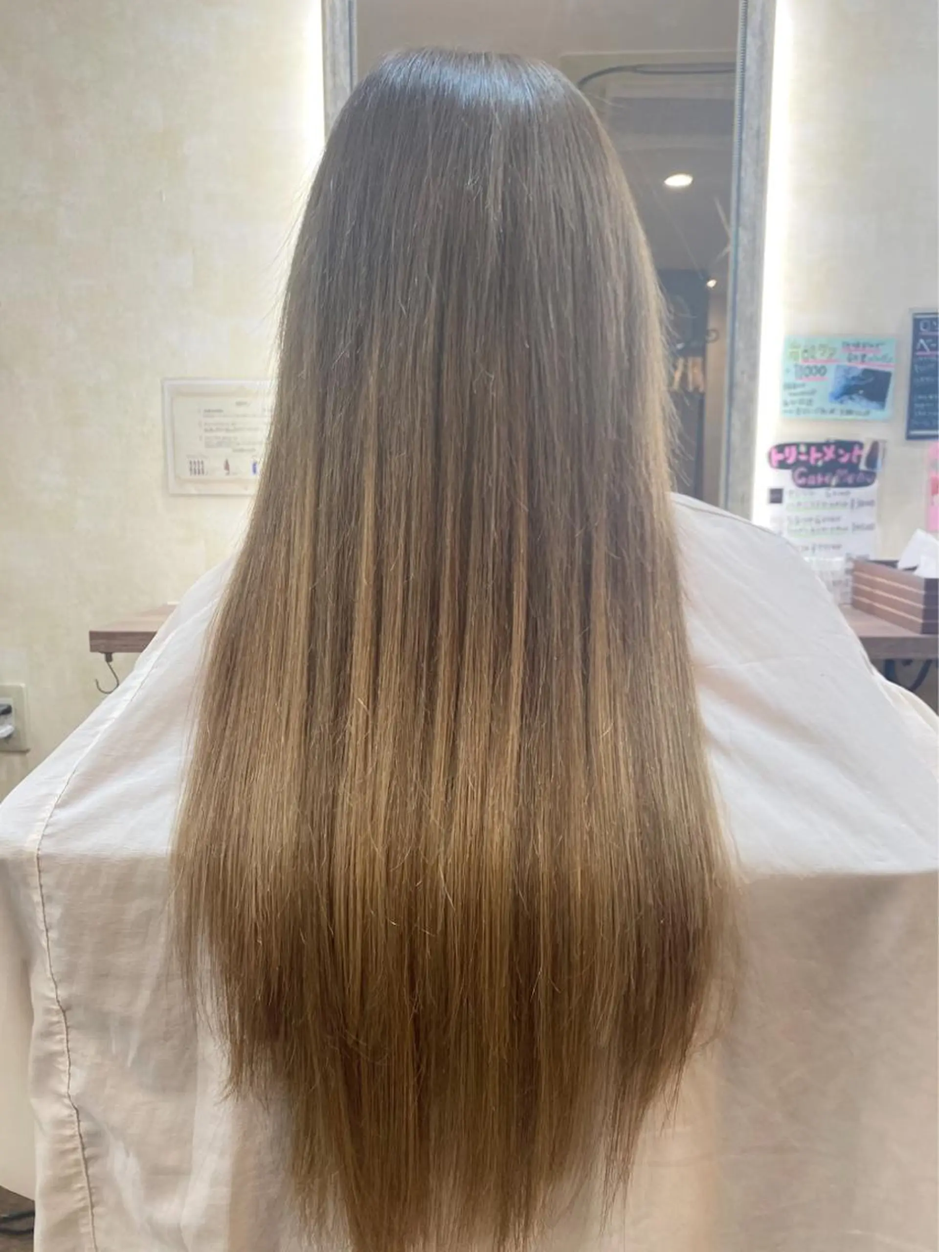 ロング ヘアアレンジ シールエクステ エクステ 田井中 悠紀のヘアスタイル