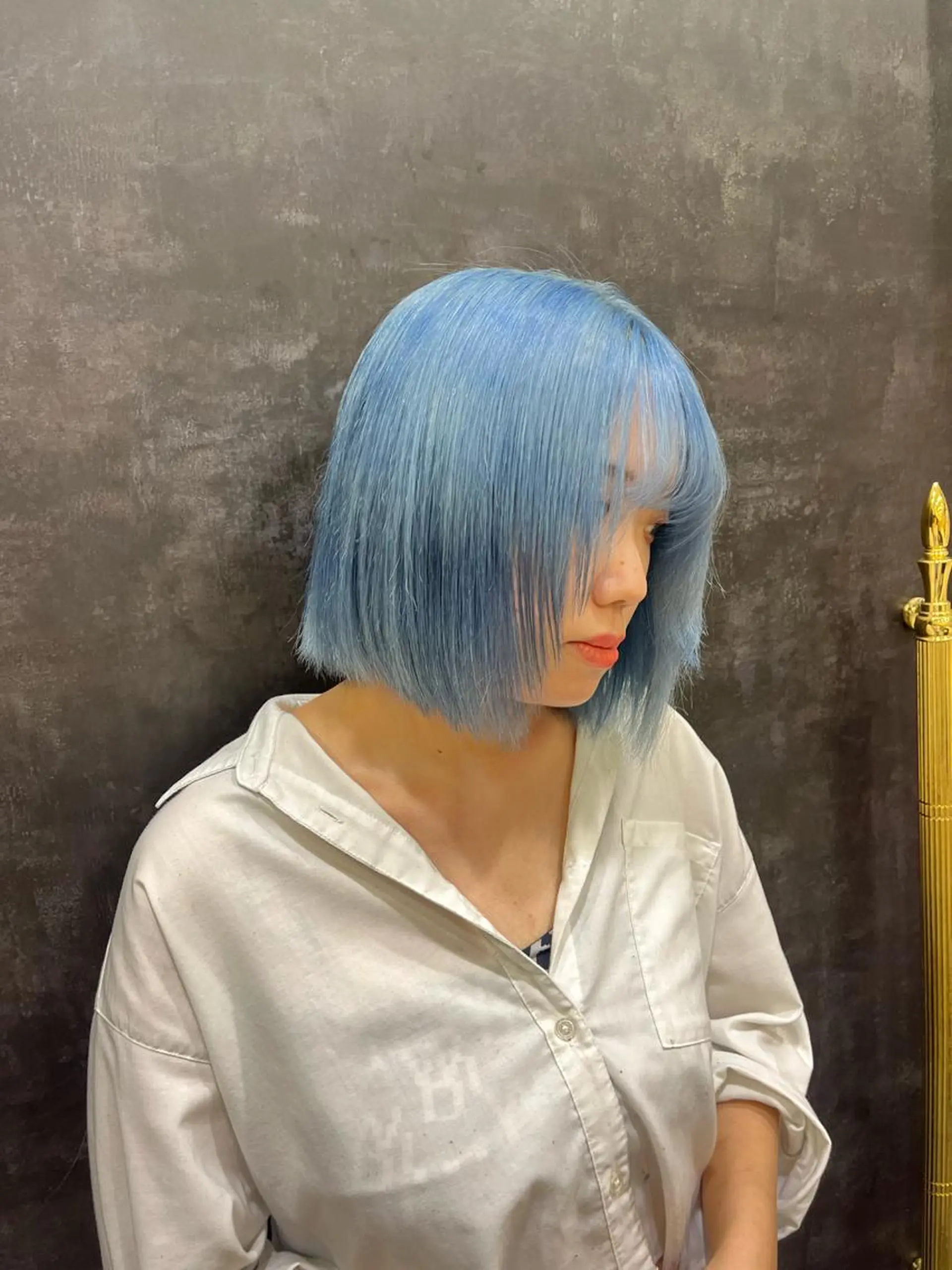 ショート カラー 海外girl🤎 透明感ベージュmaoのヘアスタイル