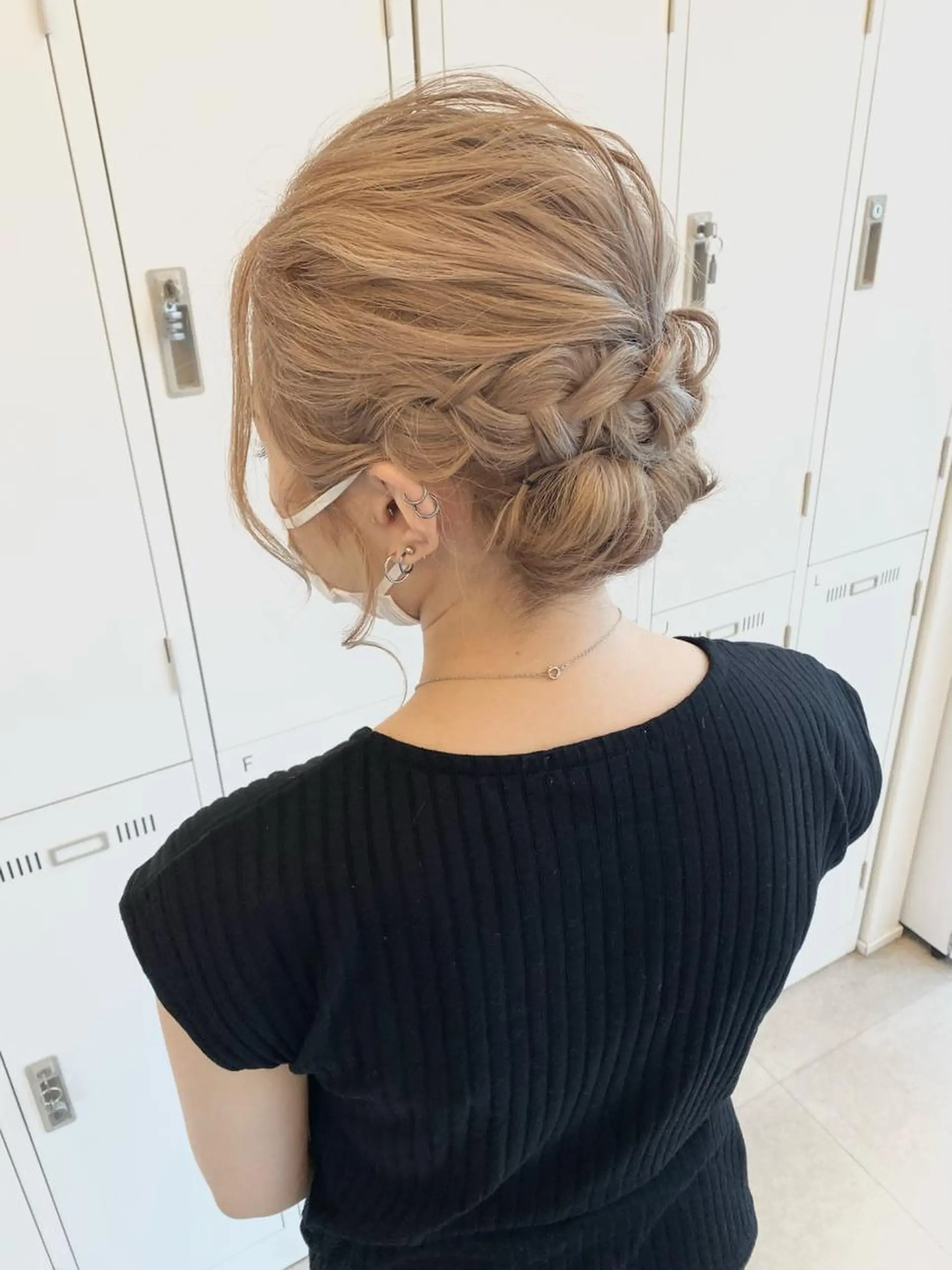 ミディアム カラー ヘアアレンジ YUNA ユウナのヘアスタイル