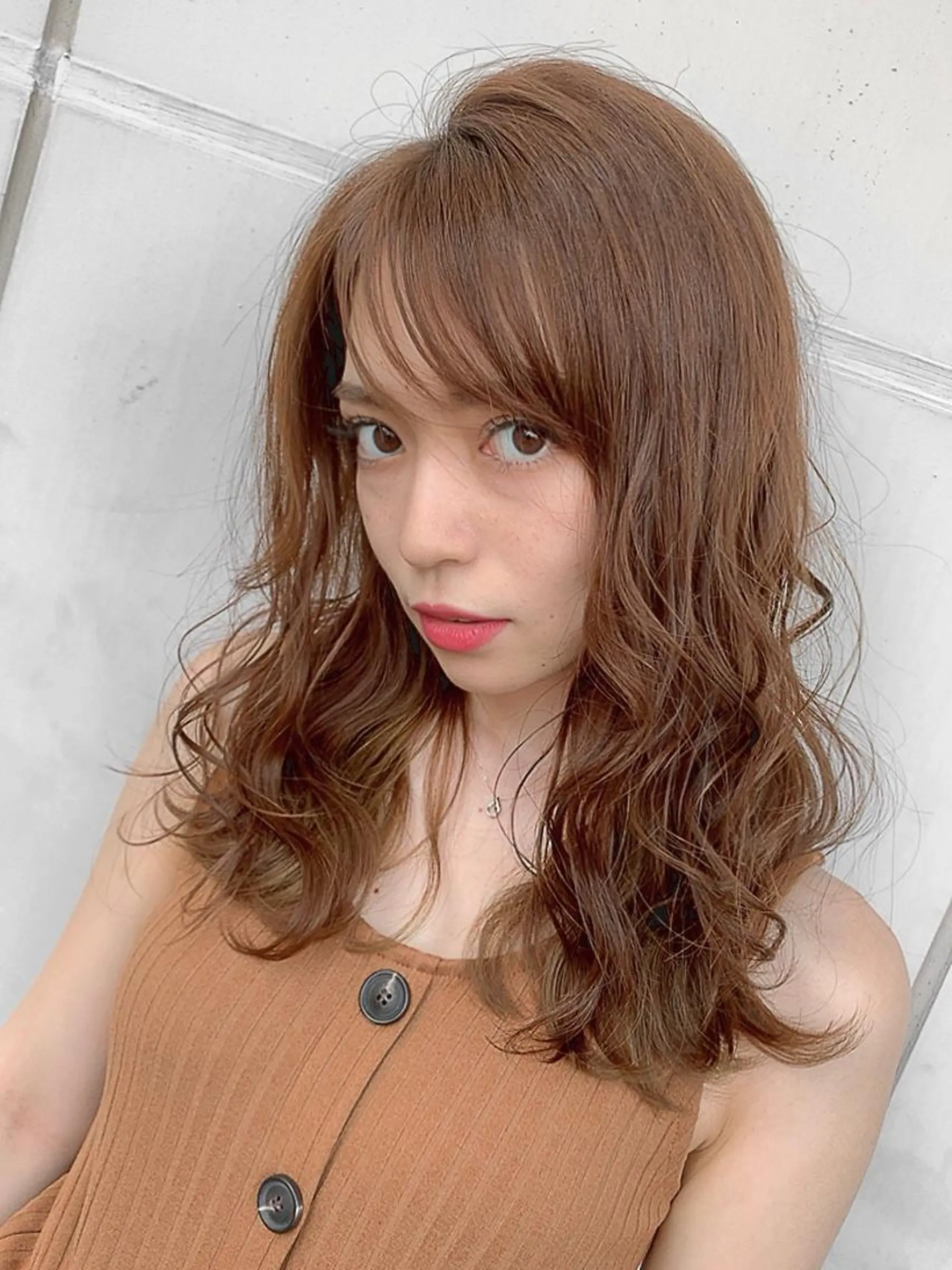 ロング カラー カット ヘアカラー トリートメント 髪質改善will hairdesignのヘアスタイル