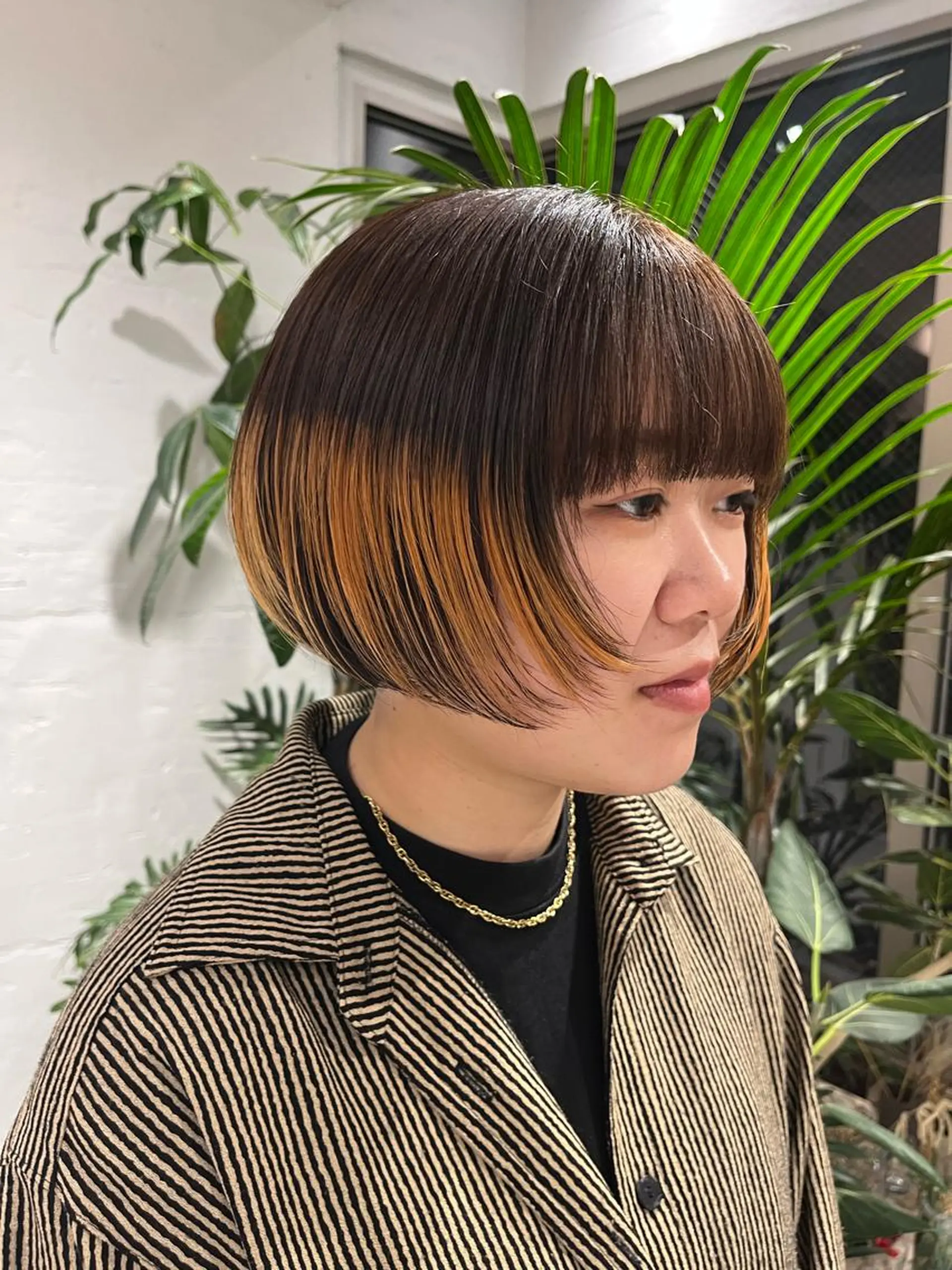 ショート カラー 🦖ミニボブ/ボブ /MOEKA🦕のヘアスタイル