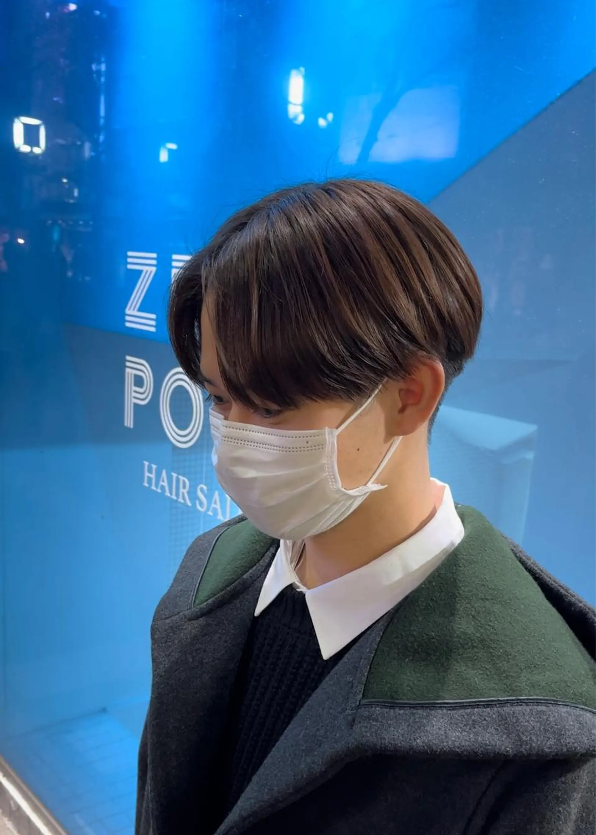 メンズ センターパート 【メンズ特化】 寺田遥輝のヘアスタイル