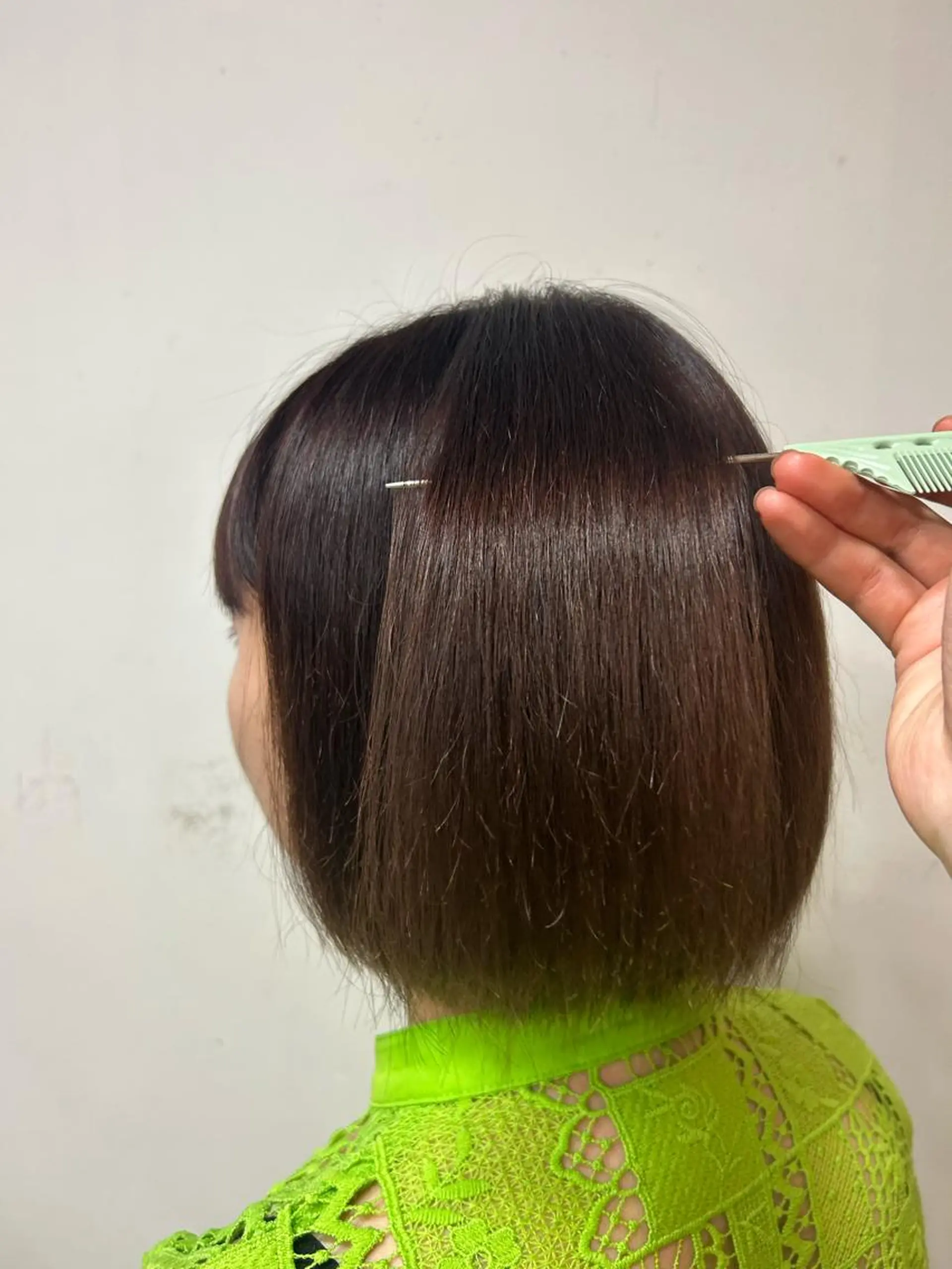 ショート カラー ヘッドスパ＆ボブ＆ ツヤ感🌟ナカガマのヘアスタイル