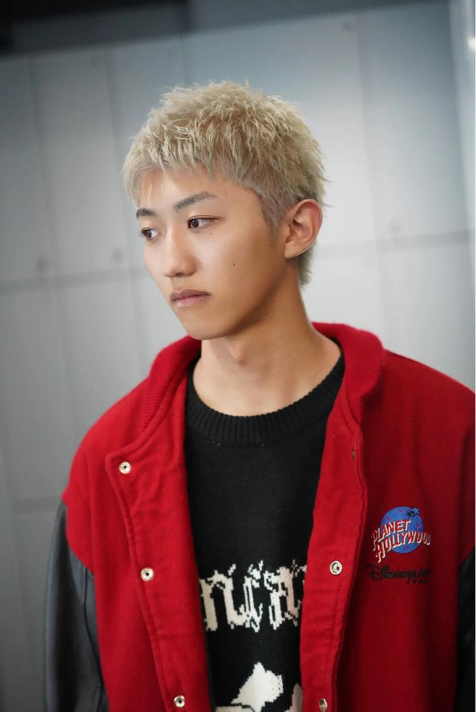 ショート カラー メンズ メンズパーマ 波巻きパーマ fifth リュウセイのヘアスタイル