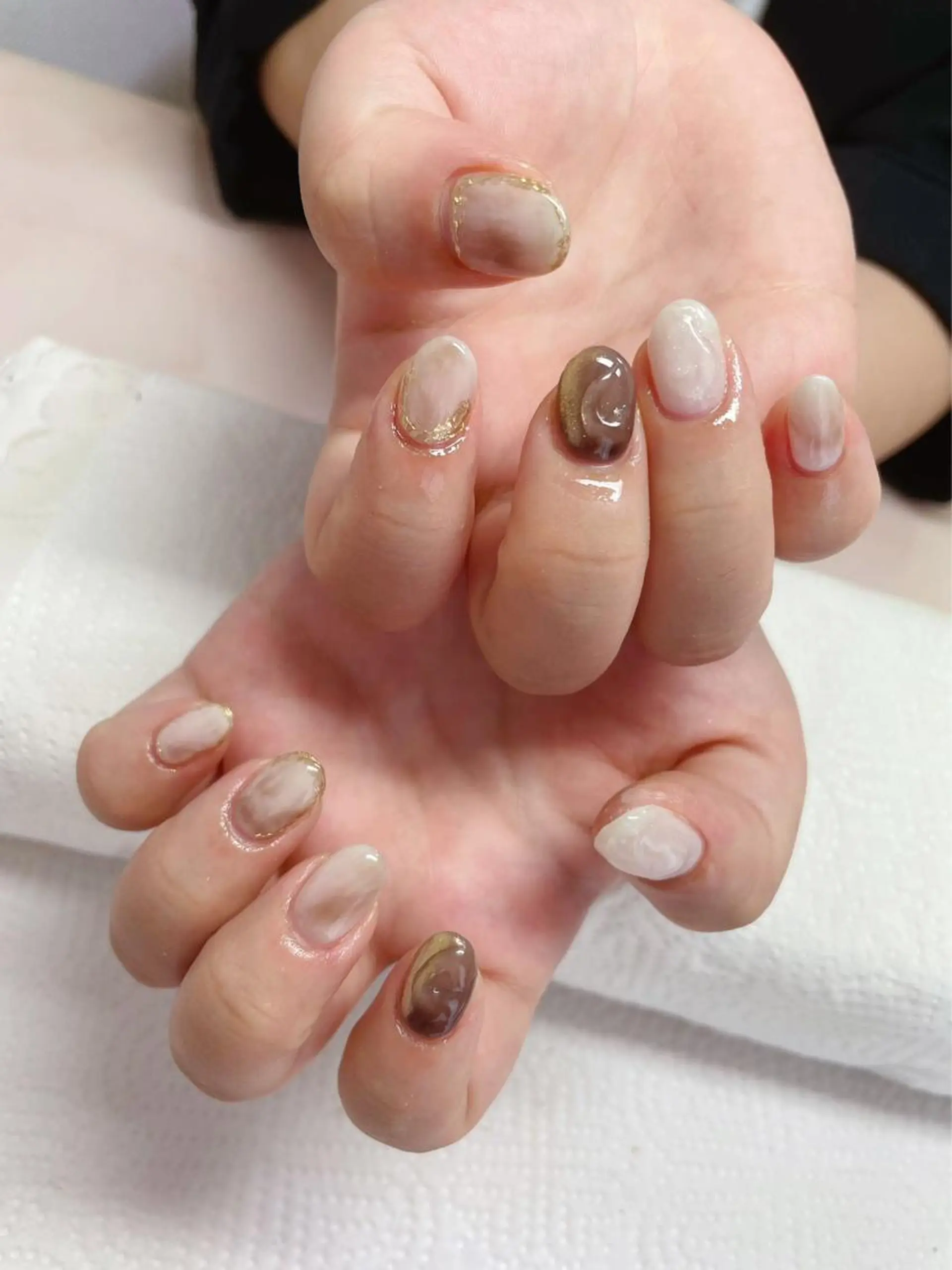 ネイル ハンドネイル RI SA☀️ リサのネイルデザイン