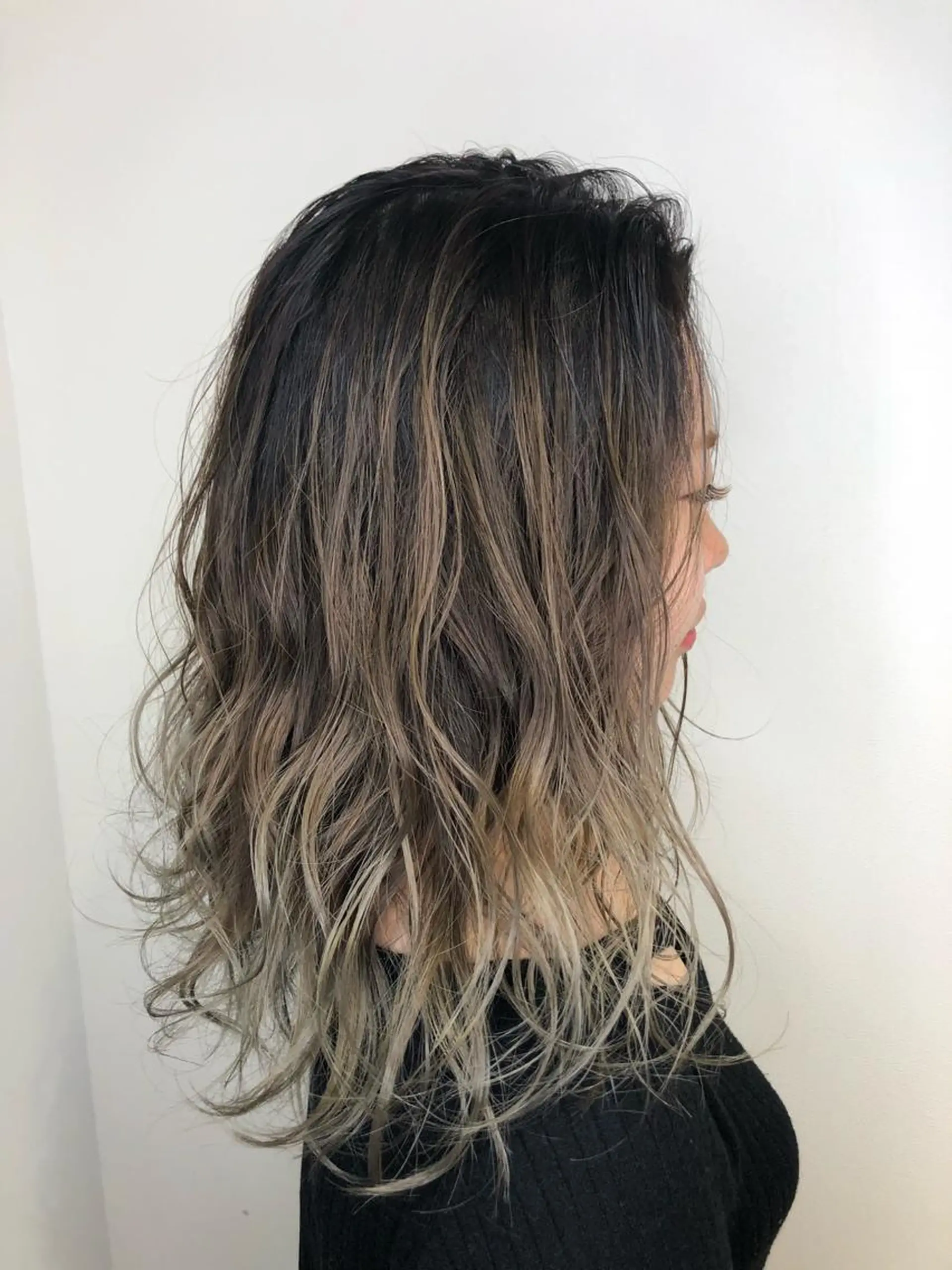 セミロング カラー メンズヘア特化 崎田 成人のヘアスタイル