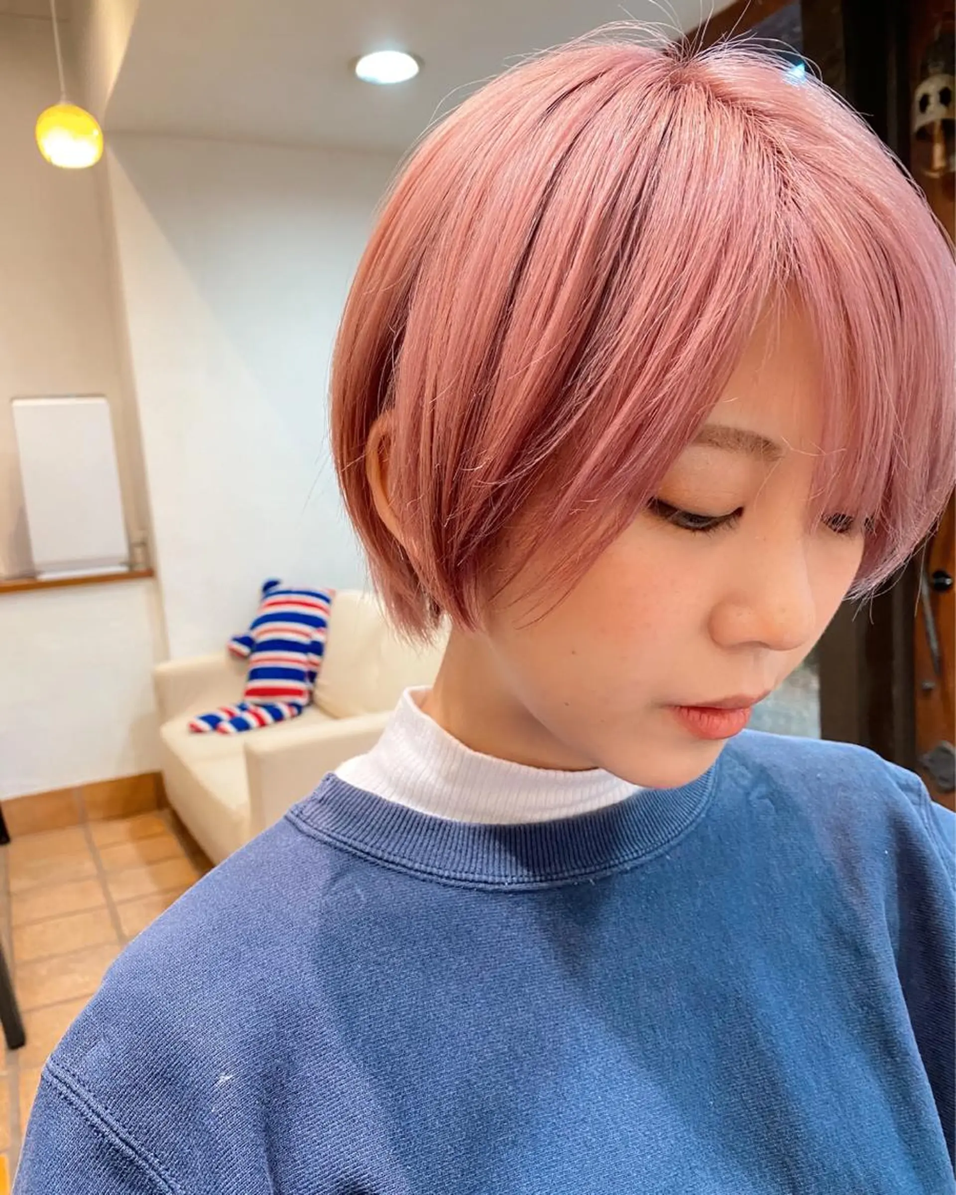 ショート カラー メンズカット特化柏駅 徒歩3分LOUのヘアスタイル