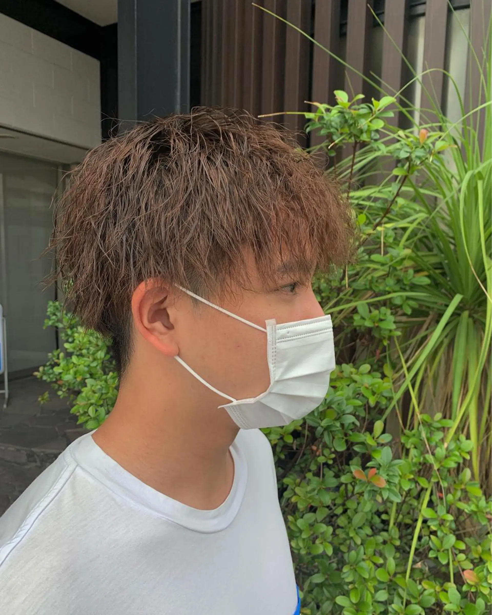 ショート パーマ メンズ メンズパーマ ツイストスパイラルパーマ スパイラルパーマ 店長/髪質改善/ ナチュラル/松若　優のヘアスタイル