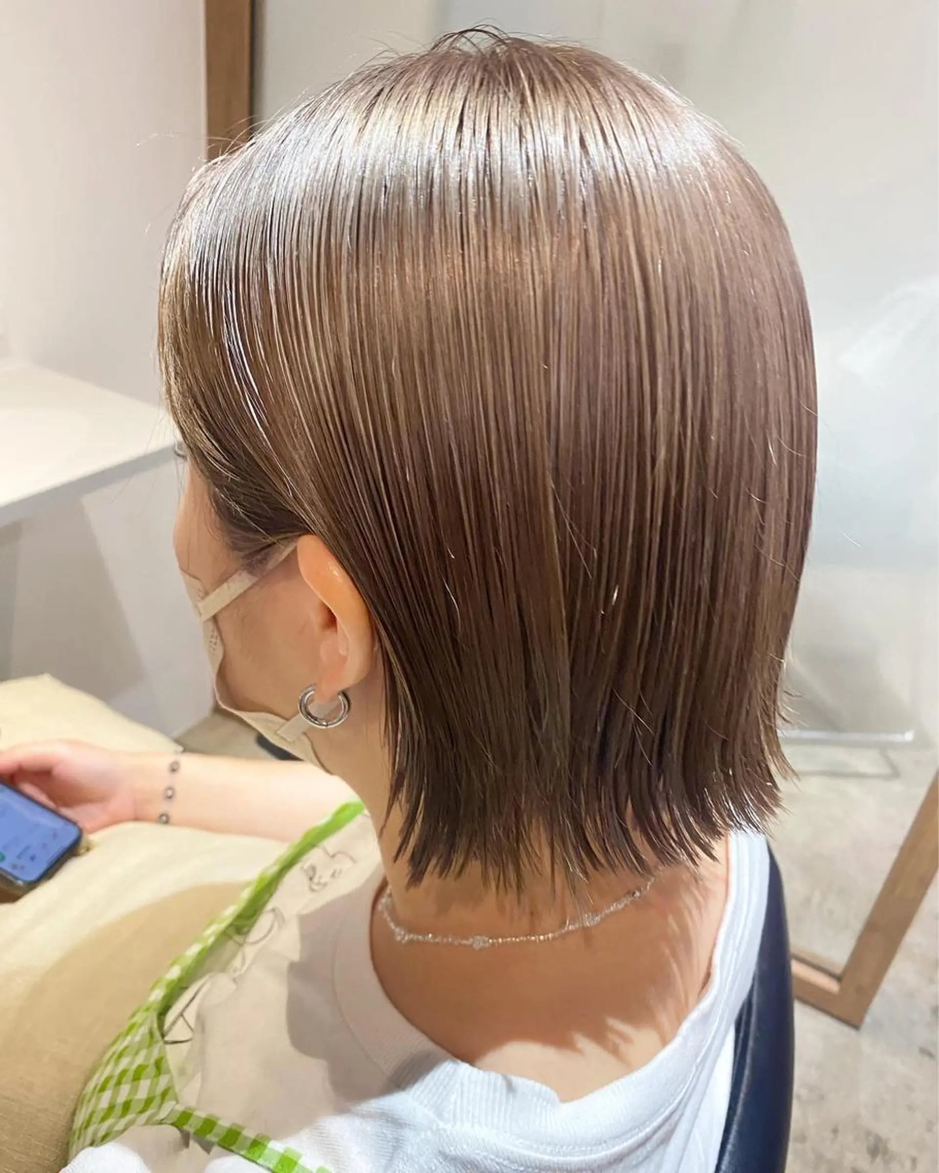ショート カラー ヘアカラー トリートメント Hayashi Shioriのヘアスタイル