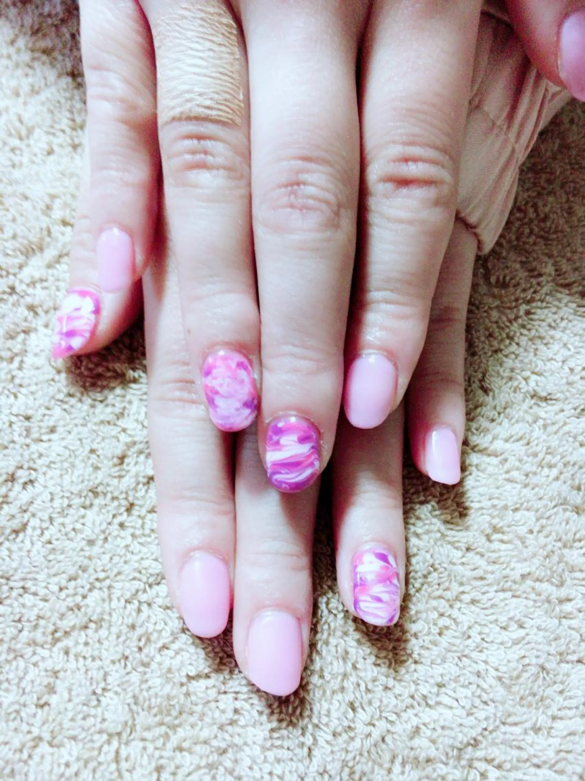 ネイル 大理石ネイル(マーブル) miwa ミワのネイルデザイン