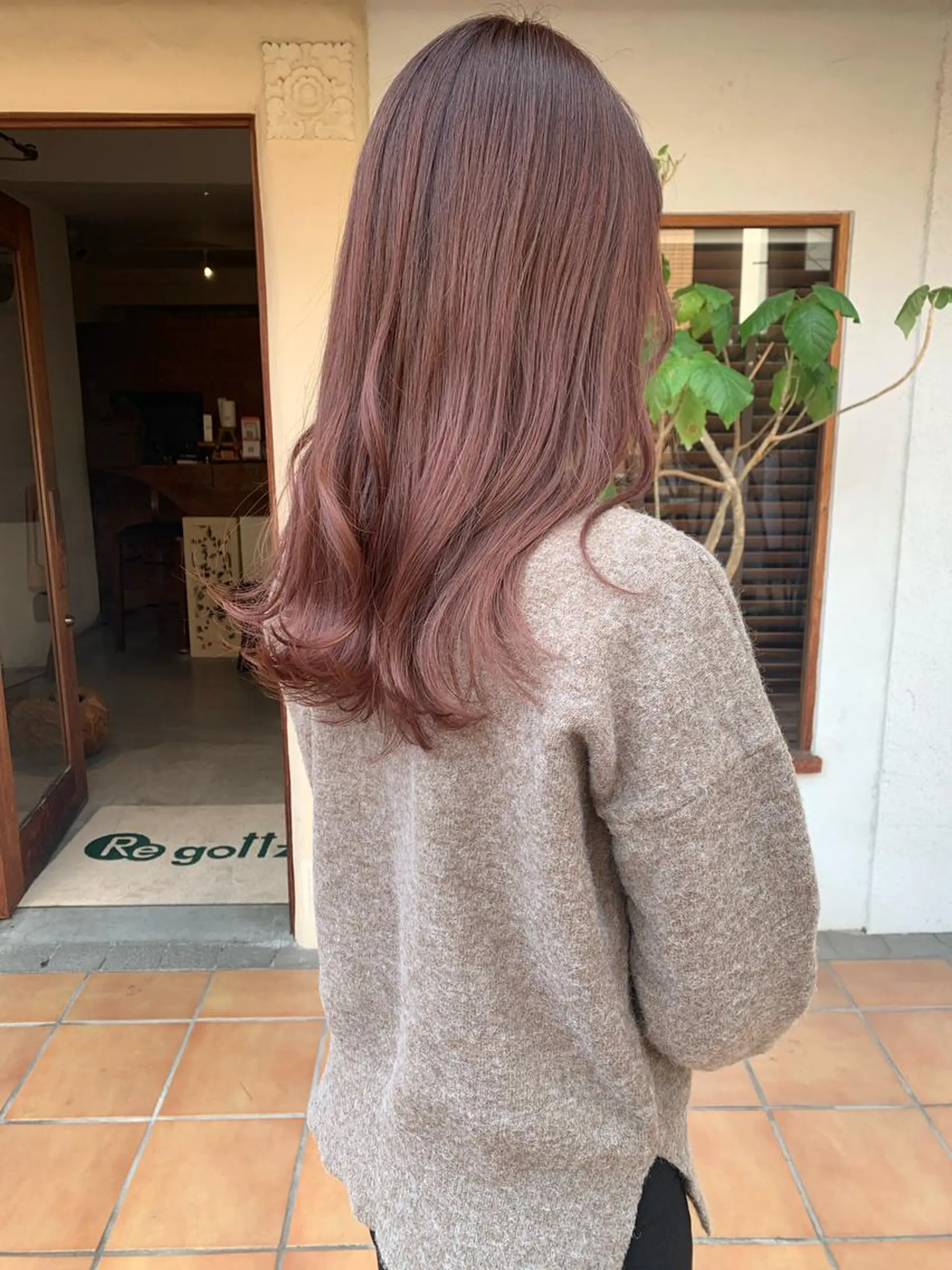 セミロング カラー ヘアアレンジ カット ヘアカラー トリートメント 中津/柔らかカラー/ ナガオ　イズミのヘアスタイル